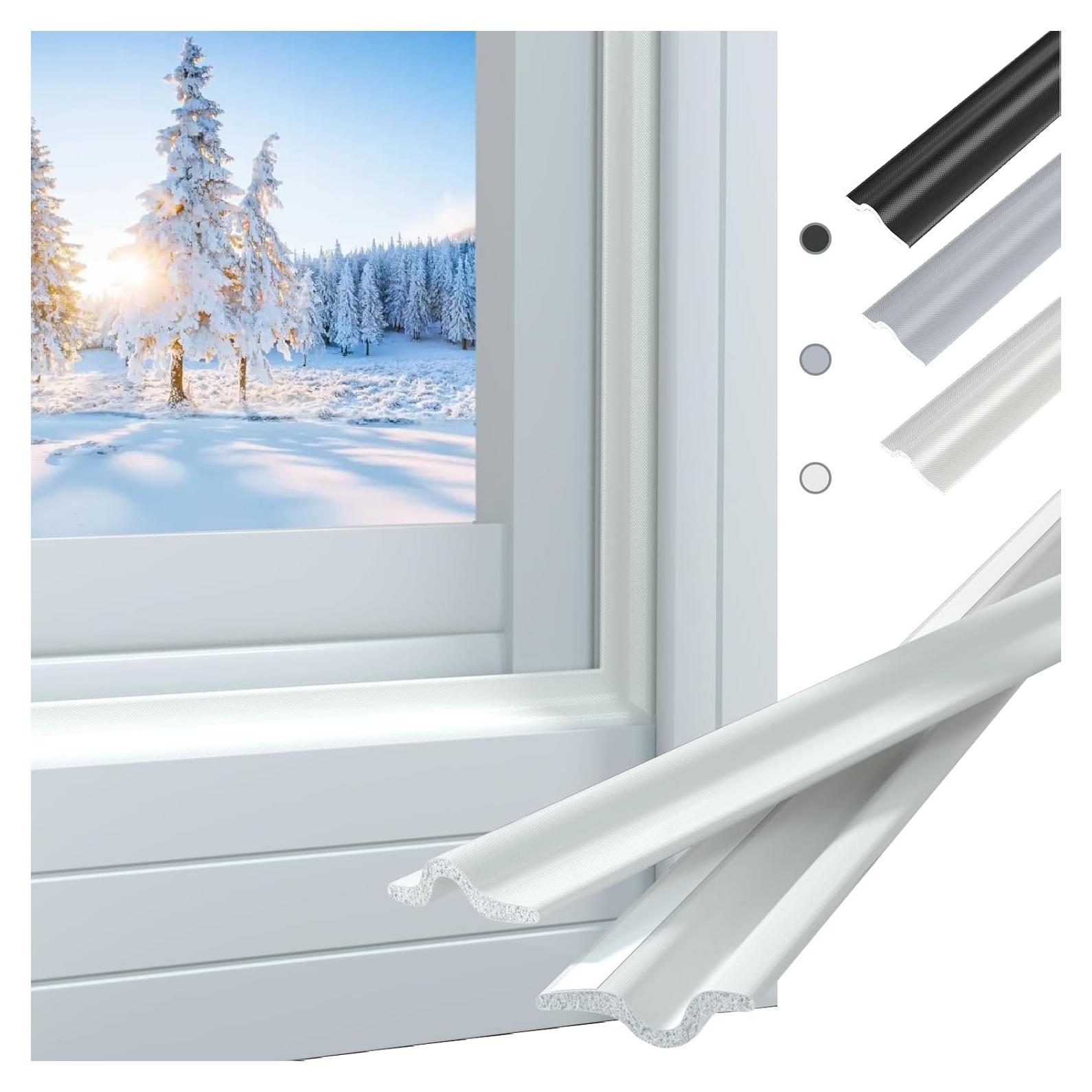 Tira de Sellado Vannesse 8m Aislamiento Acústico PU Blanco