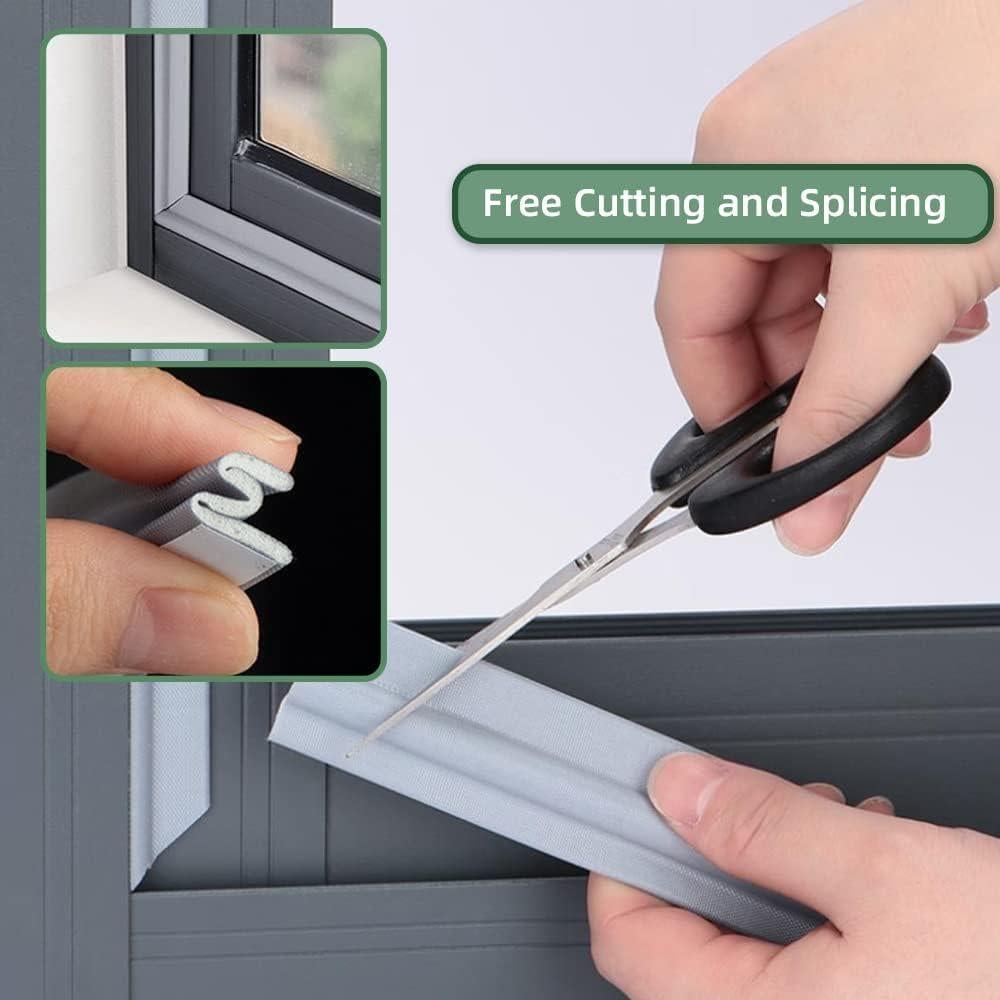 Tira de Sellado Vannesse 8m Aislamiento Acústico PU Blanco