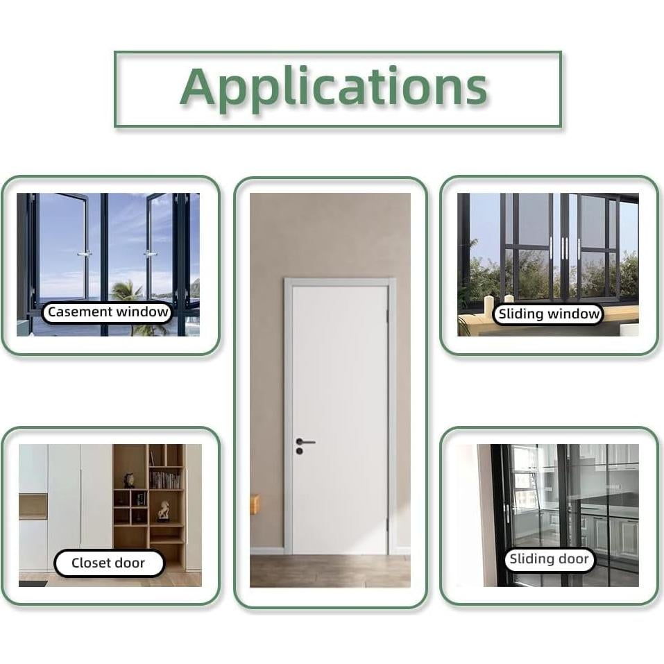 Tira de Sellado Vannesse 8m Aislamiento Acústico PU Blanco