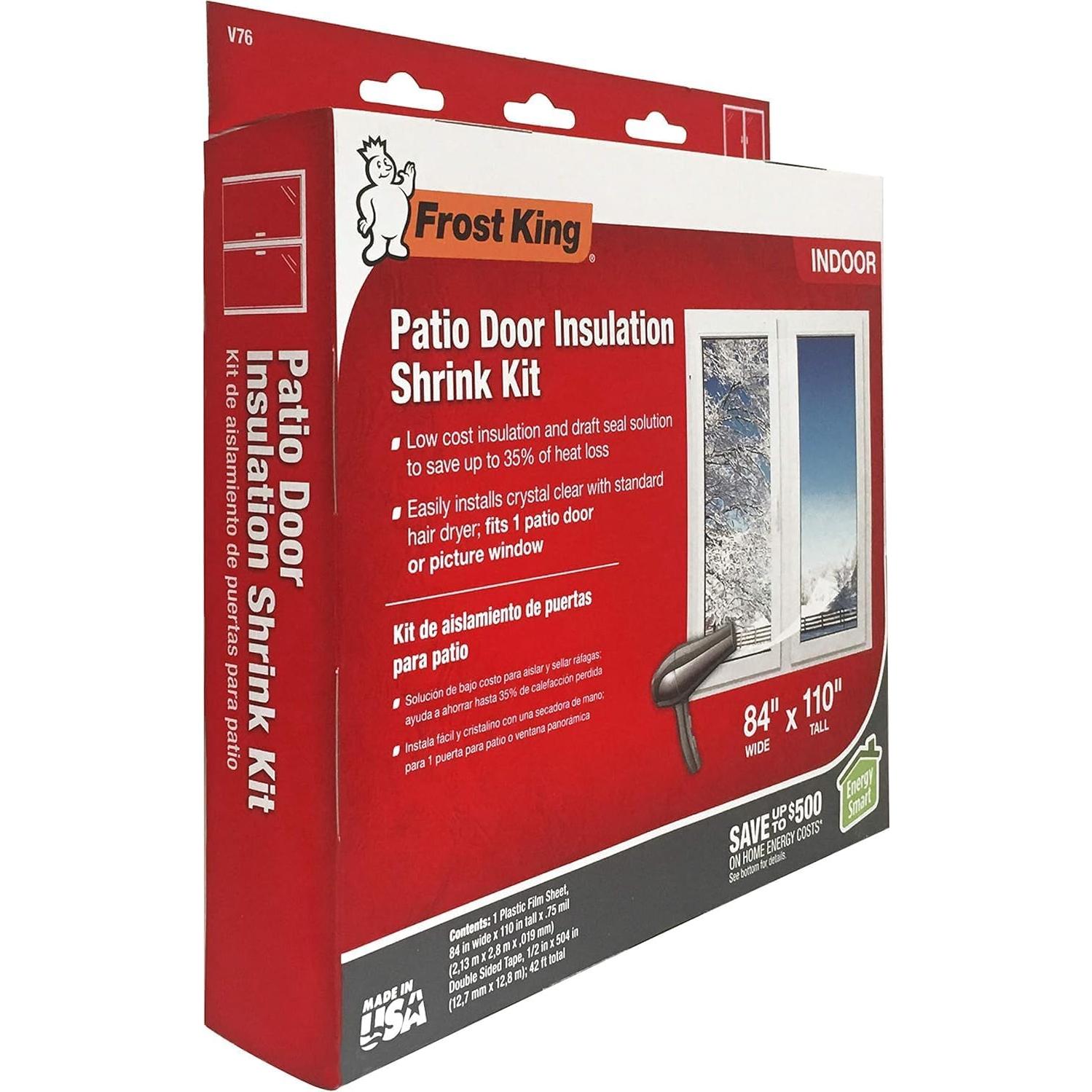 Kit de Ventana Retráctil Frost King V76H 213x279 cm Transparente