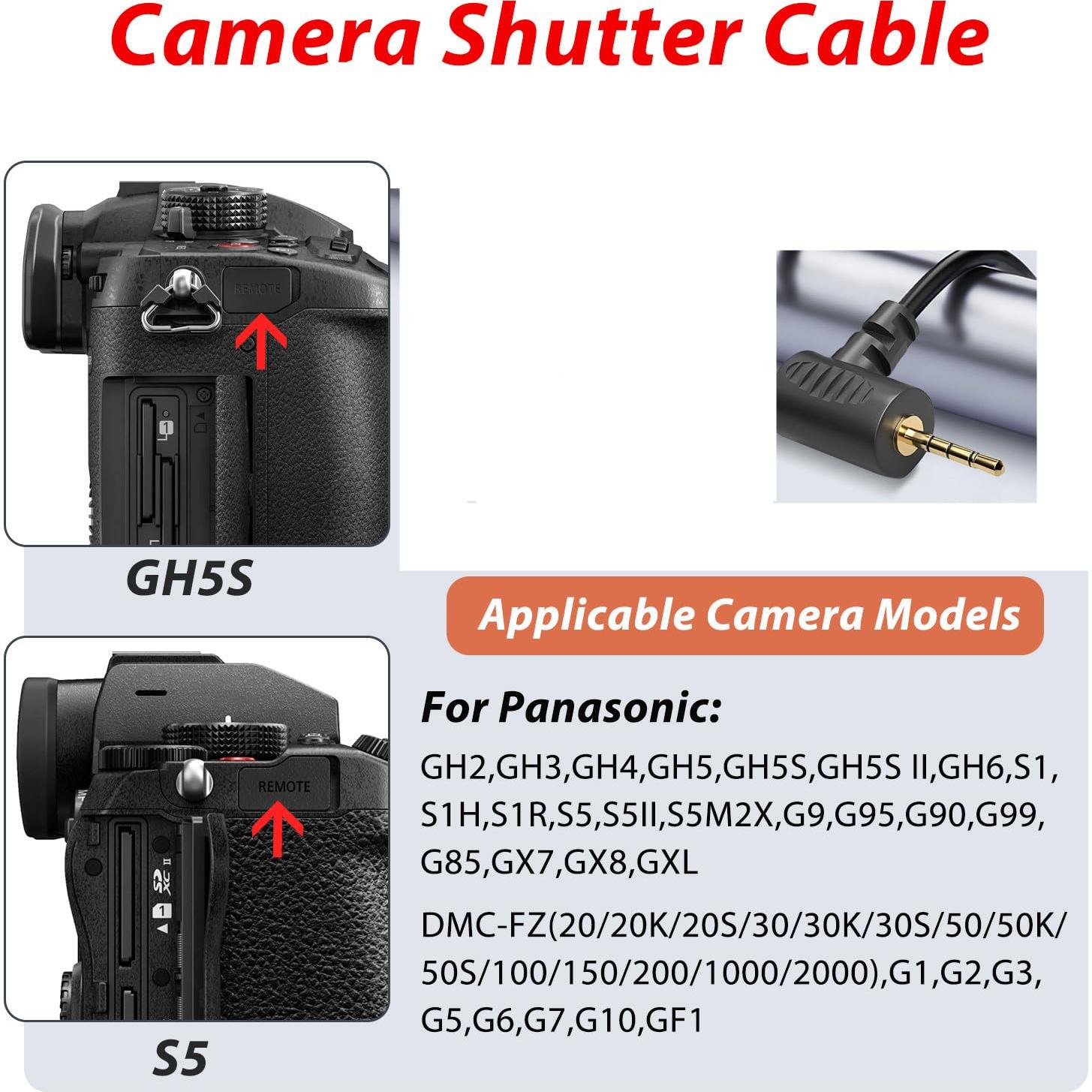 Cable de liberación de obturador Panasonic DYTDIEYINGTU 30cm