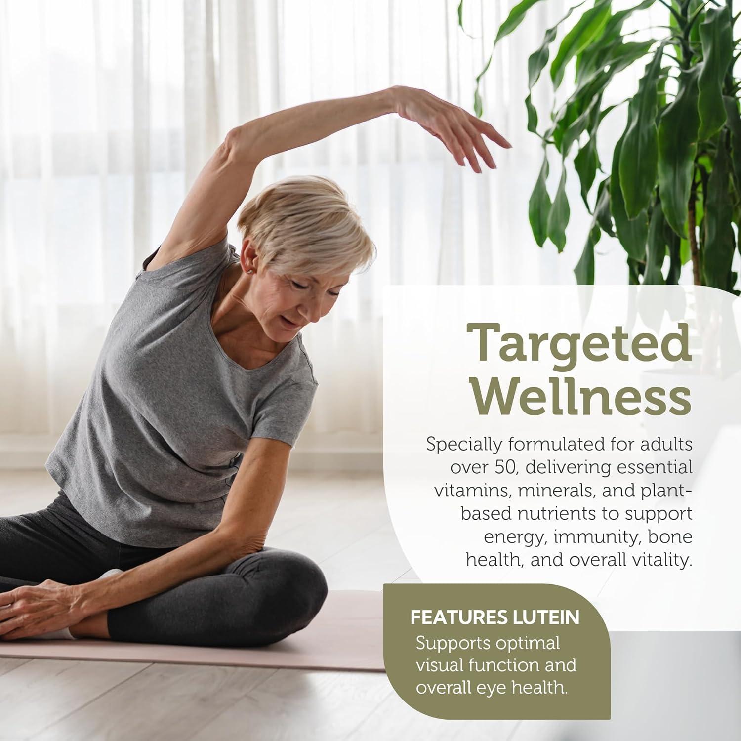 Multivitaminas 50+ Zahler Sin Hierro con Luteína 60 Cápsulas