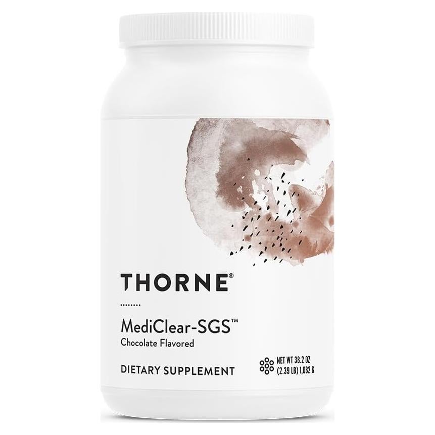 MediClear Thorne - Polvo Desintoxicante 1.07 kg Sabor Naranja Vainilla