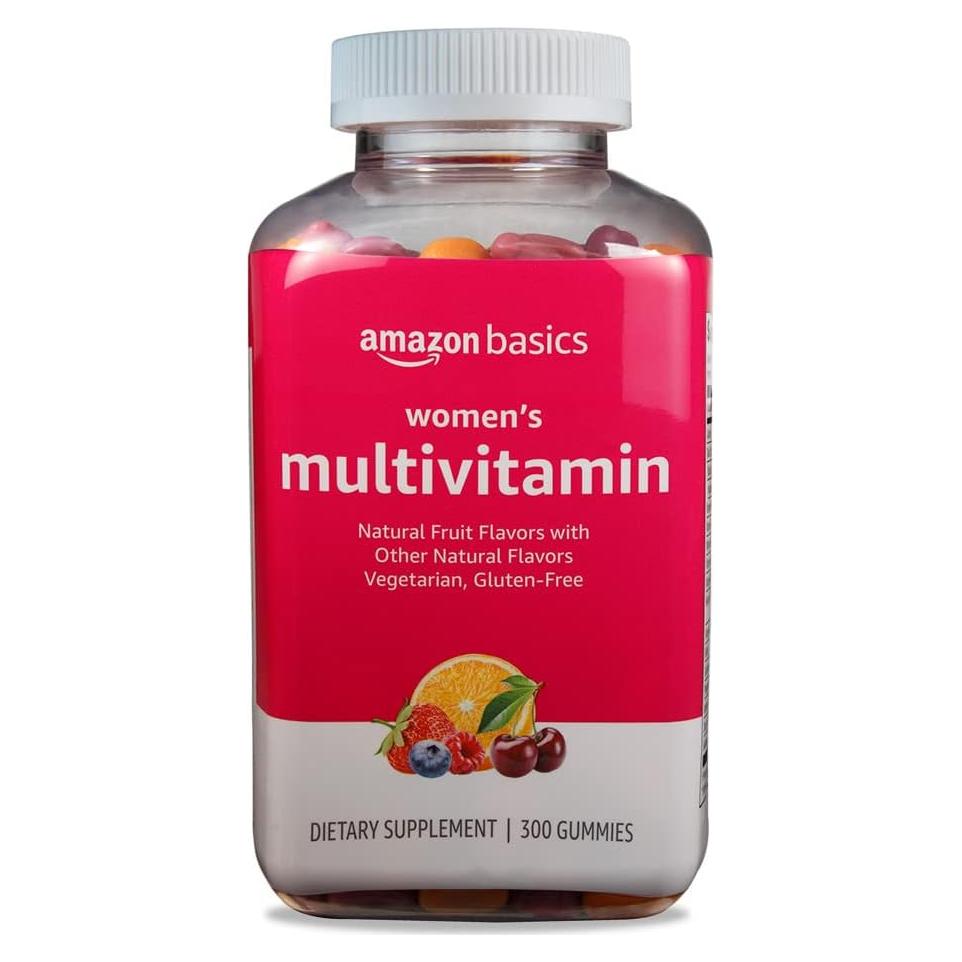 Multivitamínico Gominolas para Mujeres Amazon Basics 300 Unidades