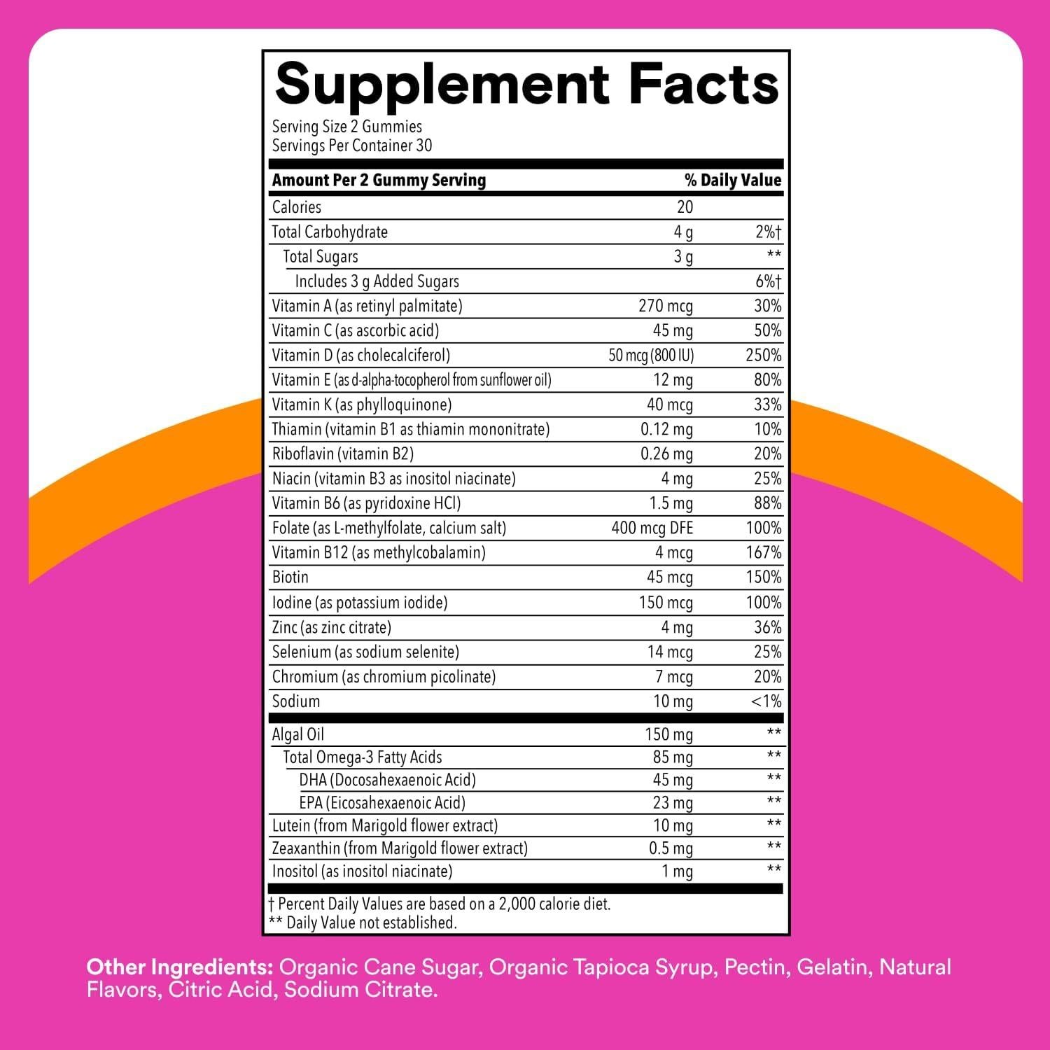 SmartyPants Gominolas Multivitaminas para Chicas 60 Unidades