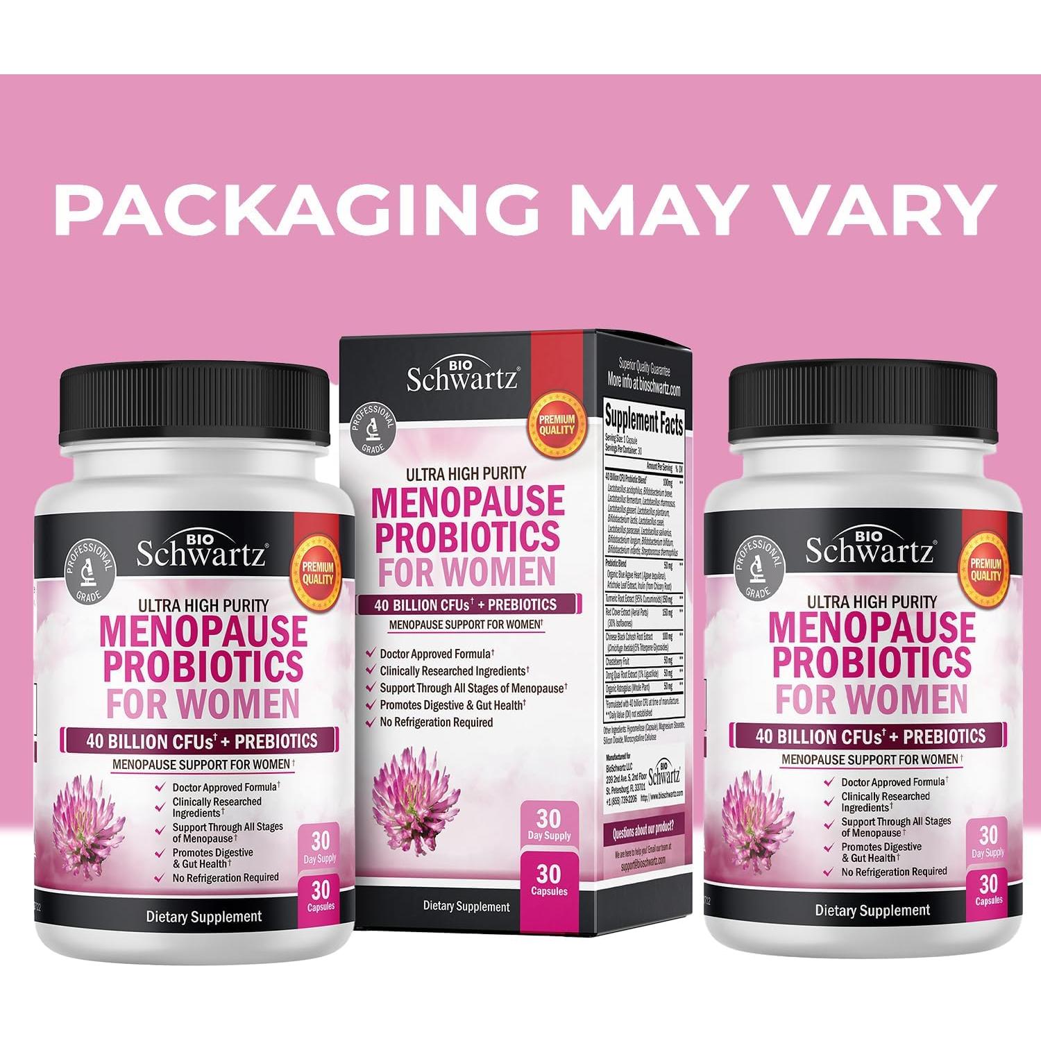 Probioticos para la Menopausia BioSchwartz - 30 Cápsulas