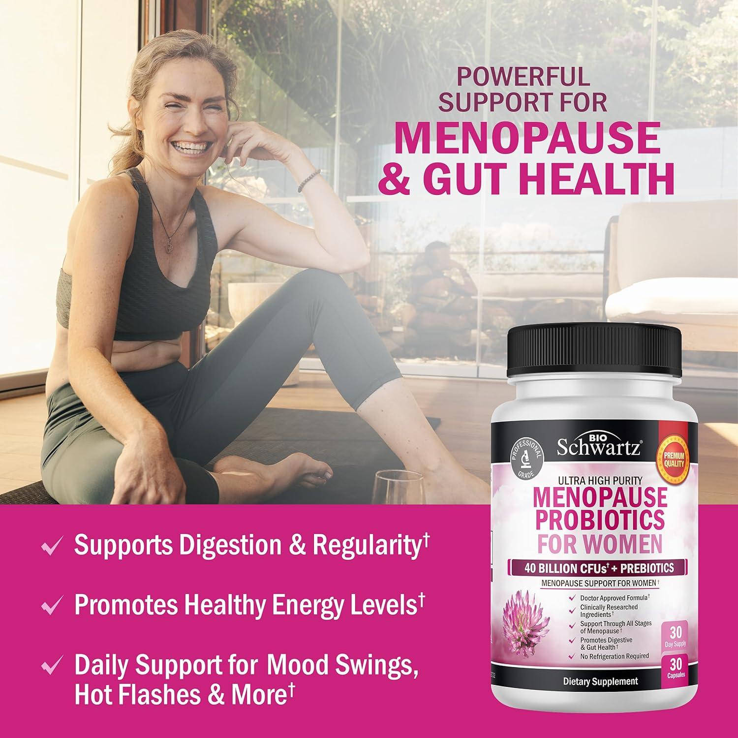 Probioticos para la Menopausia BioSchwartz - 30 Cápsulas