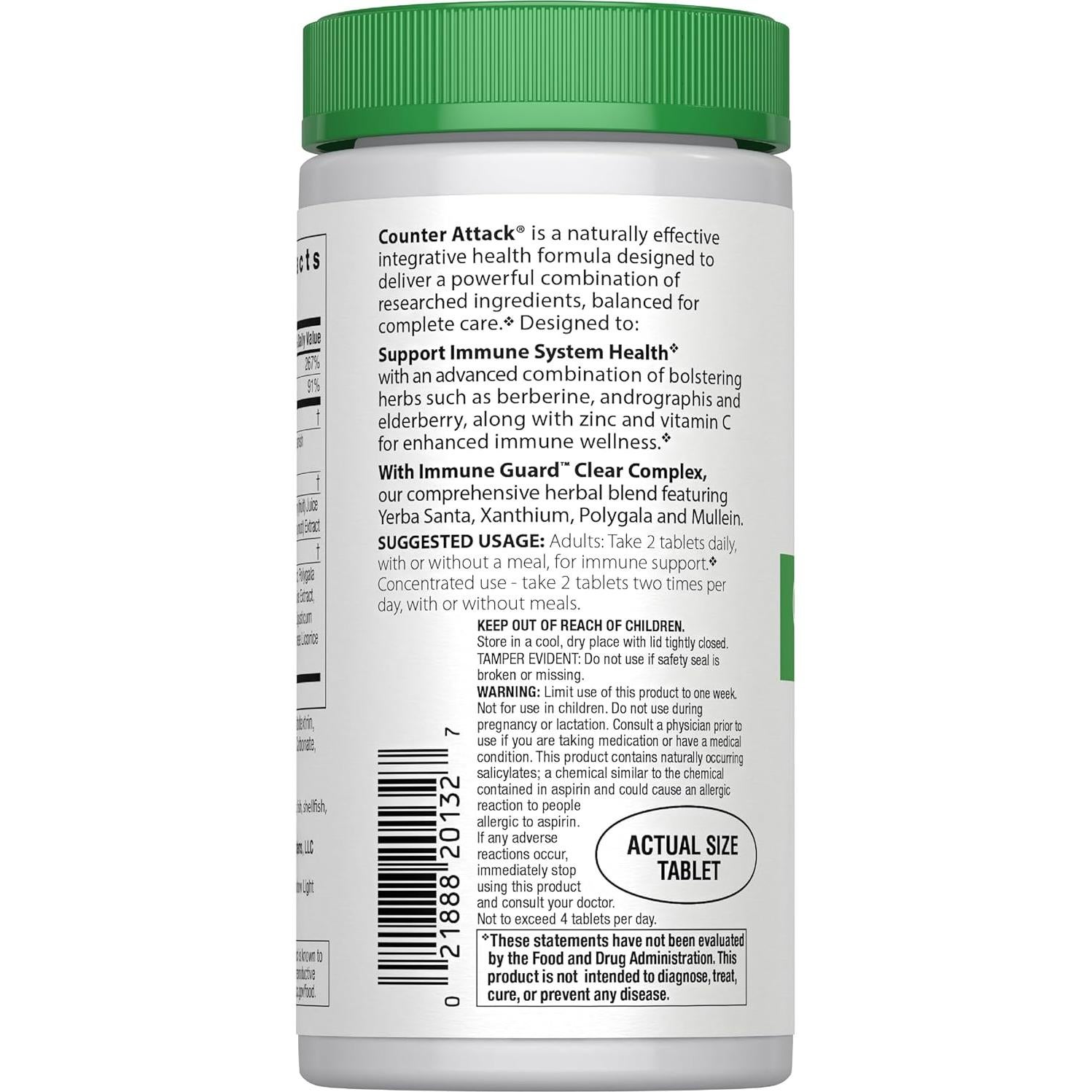 Suplemento Inmunológico Rainbow Light Counter Attack 90 Cápsulas