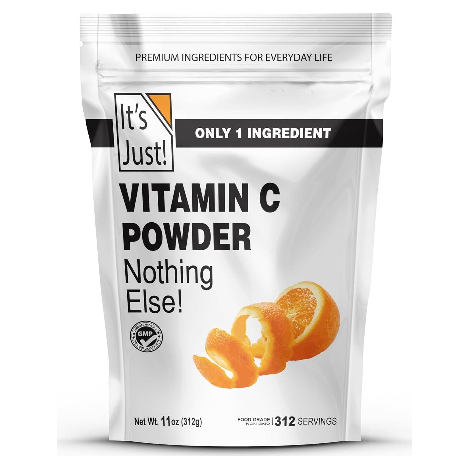 Polvo de Vitamina C 100% Puro 311g - 138 Foods - Soporte Inmunológico