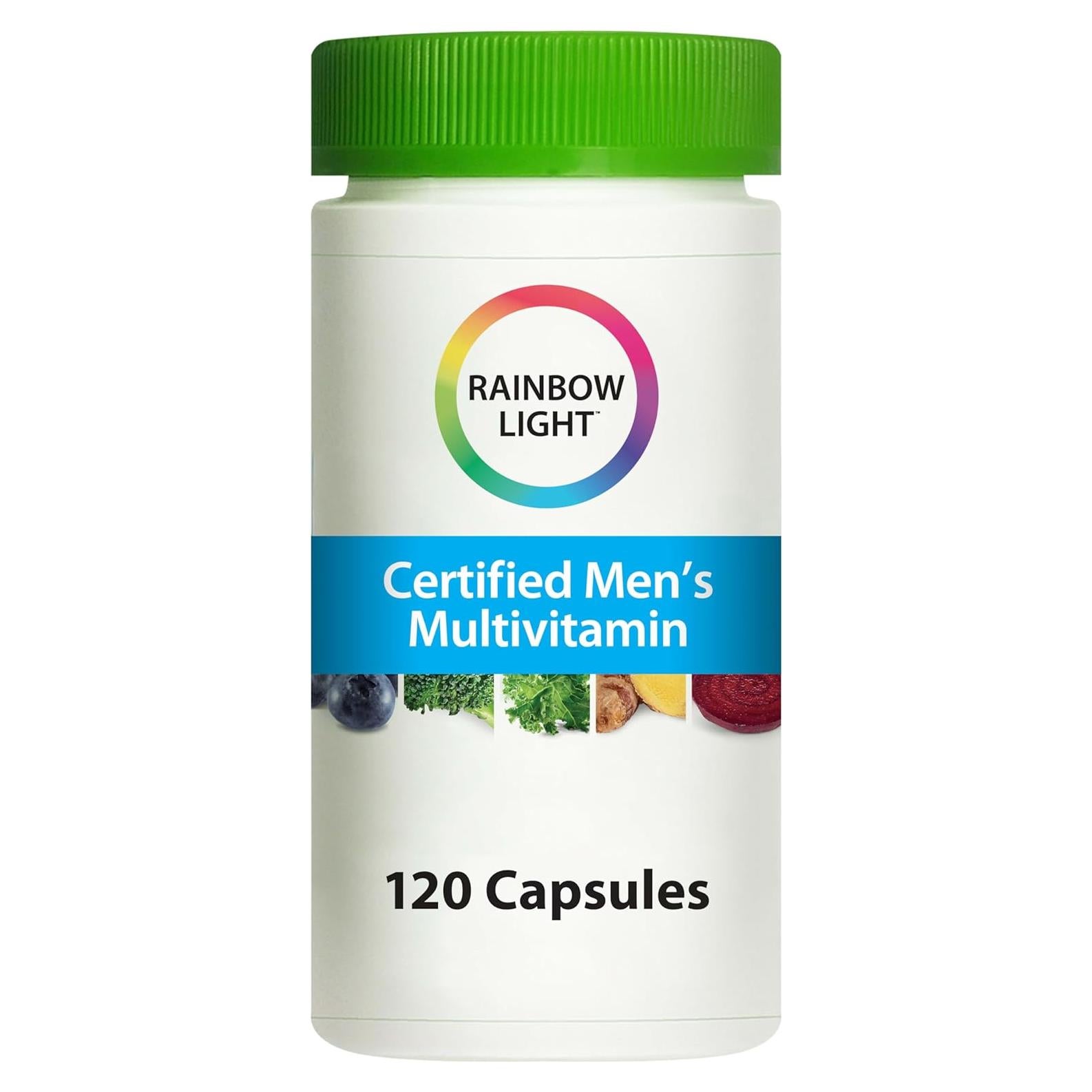 Multivitamina Rainbow Light para Hombres 120 Tabletas - Soporte Inmunológico