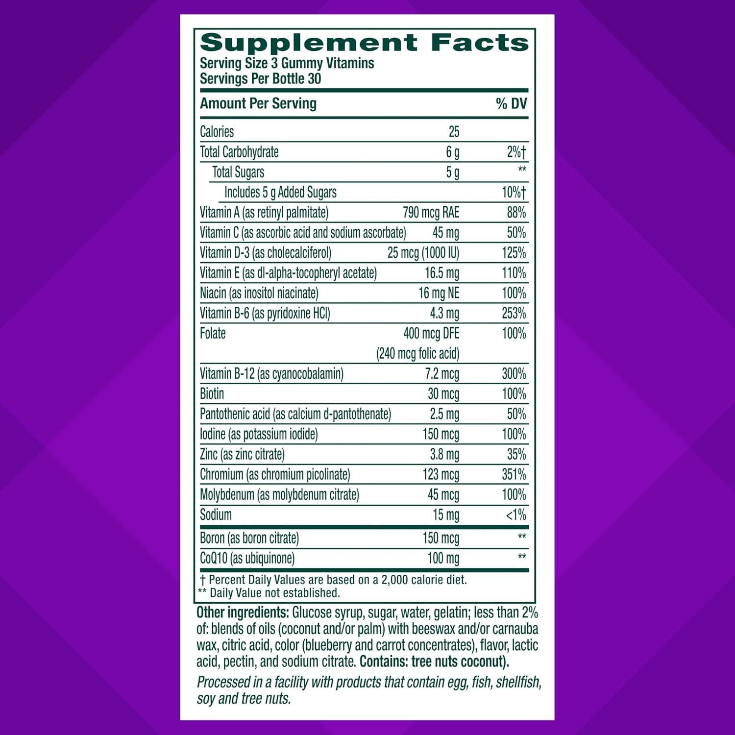 Vitafusion Power+ Multivitaminas para Hombres 90 gomitas