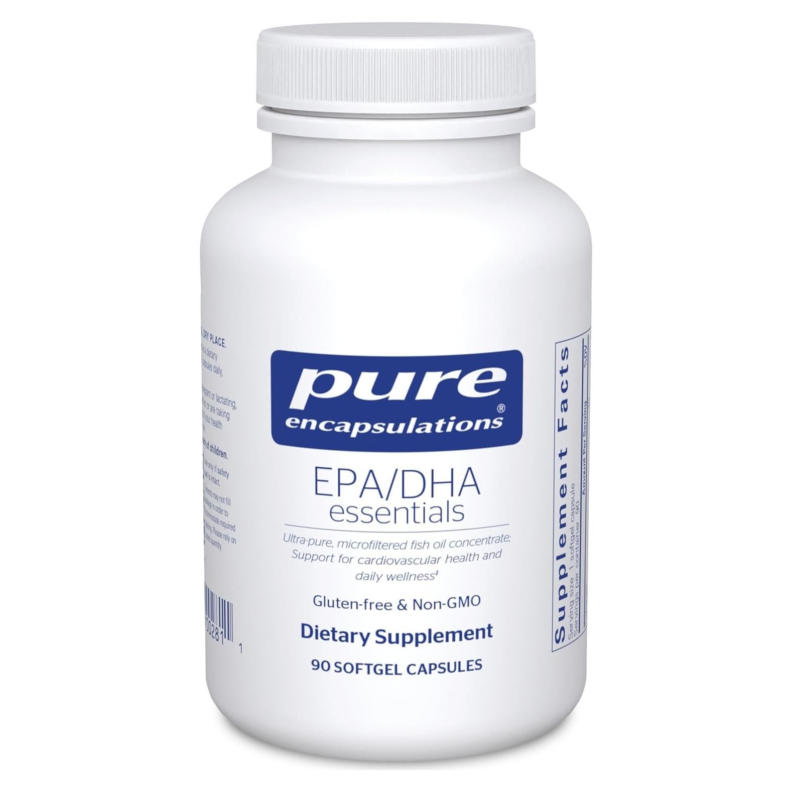 Suplemento Omega 3 Pure Encapsulations EPA/DHA 90 Cápsulas