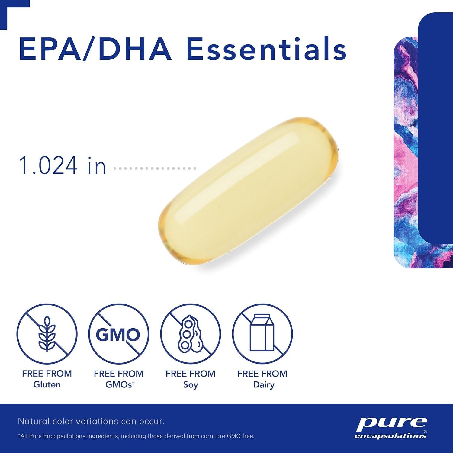 Suplemento Omega 3 Pure Encapsulations EPA/DHA 90 Cápsulas