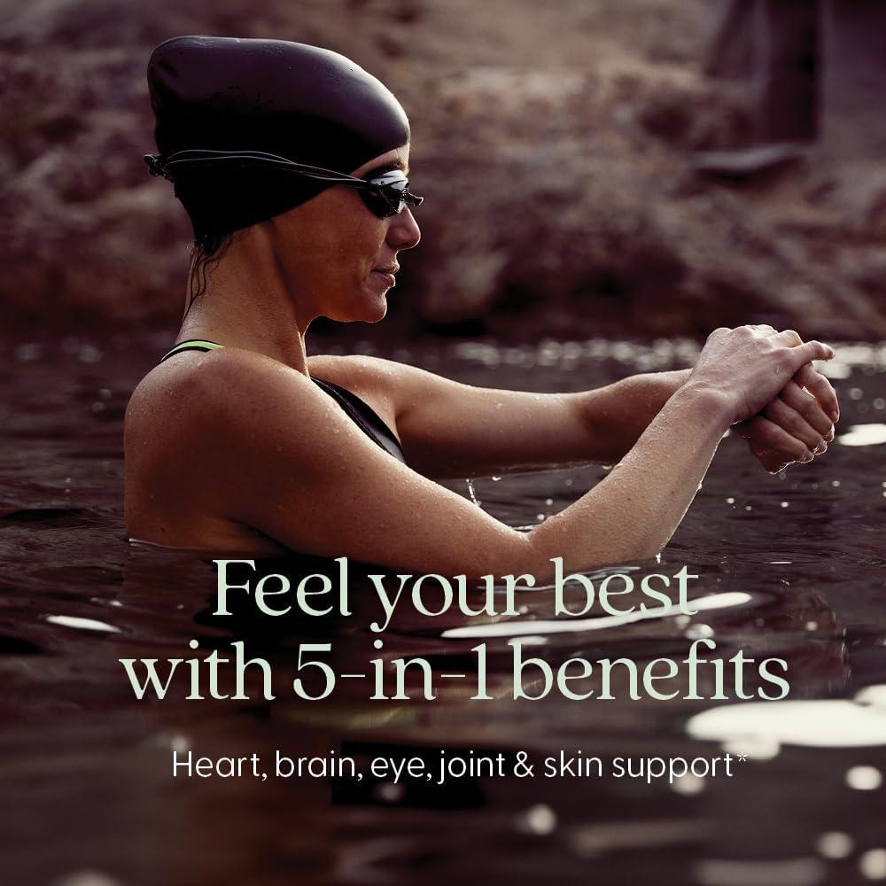 Suplemento Aceite de Pescado Wholemega New Chapter 60 Cápsulas 1000mg