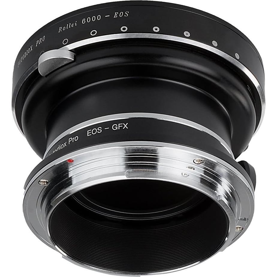 Adaptador Doble Fotodiox Pro Rollei 6000 y Canon EOS a Fujifilm GFX