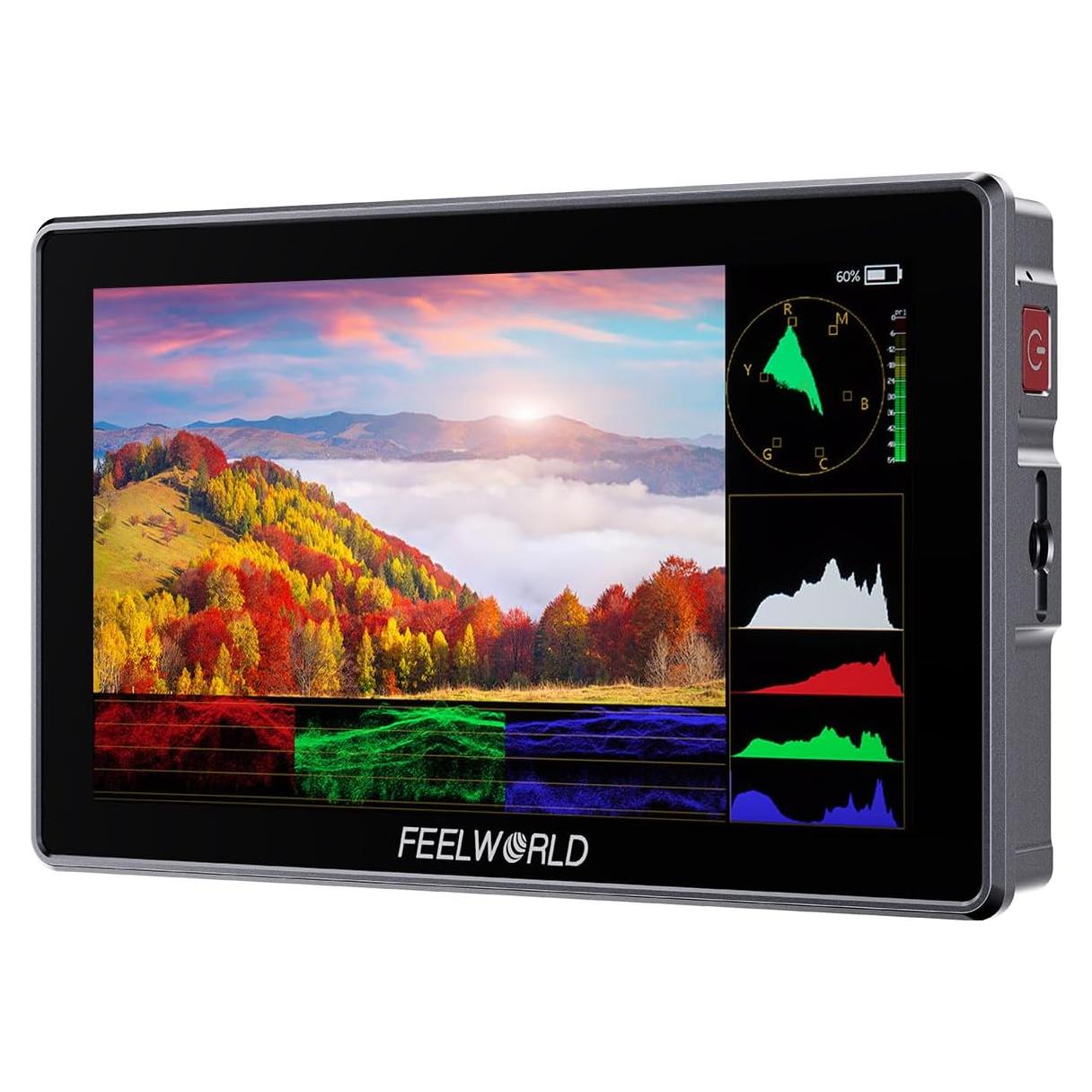 Monitor de Campo FEELWORLD H5 5.5" 1200nit 12G-SDI Táctil