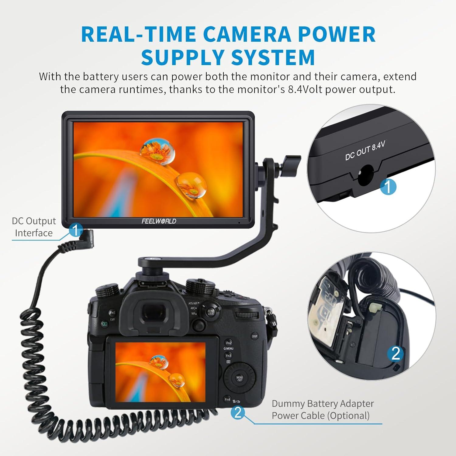 Monitor de Campo FEELWORLD S55 V3 6" Full HD 1920x1080