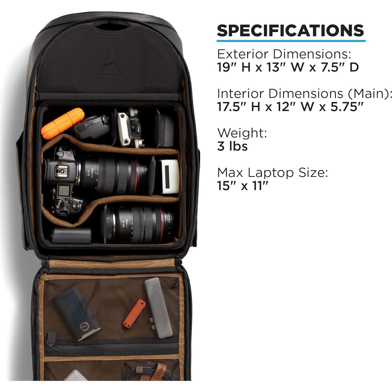 Mochila para Cámara Nomatic Peter McKinnon 25L con Cubos