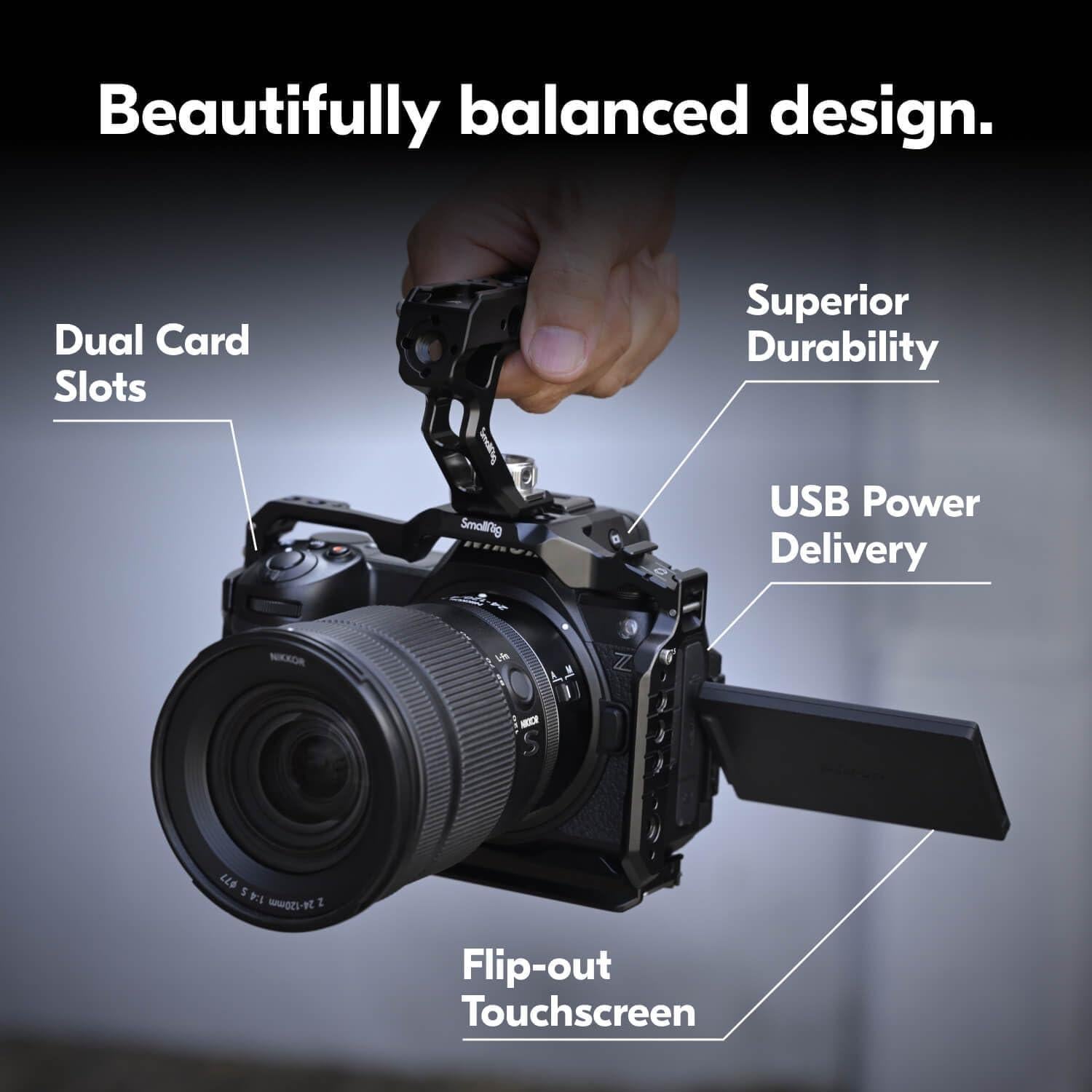 Cámara Sin Espejo Nikon Z6 III 24.5MP 6K/60p Video Negro