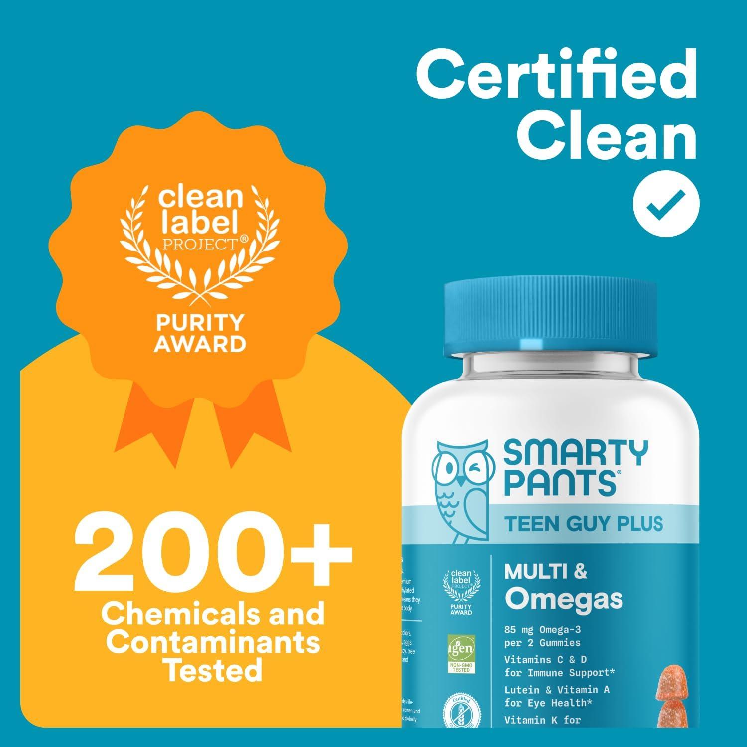 Gomitas Multivitamínicas SmartyPants Teen Guy 60 Unidades