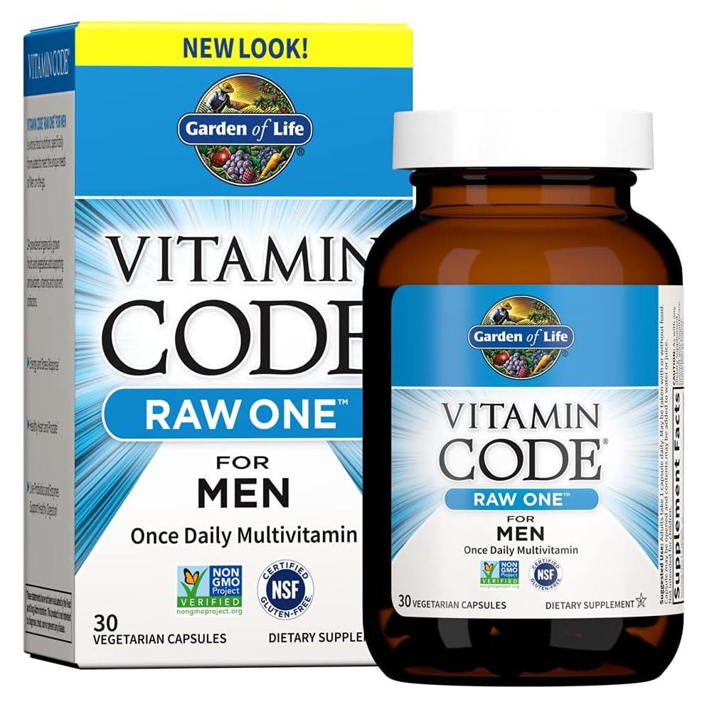 Multivitamínico Diario Jardín de Vida para Hombres 30 Cápsulas