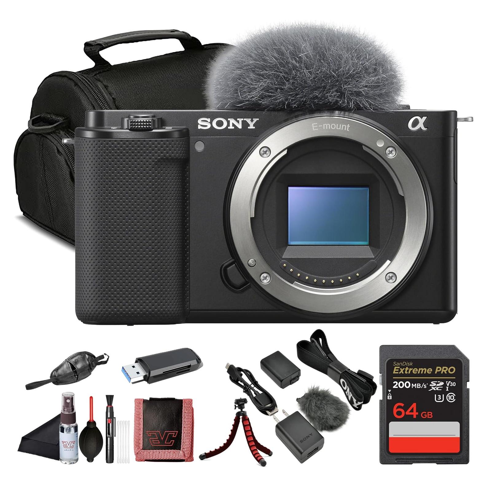 Cámara Sin Espejo Sony ZV-E10 - 24.2 MP, Video 4K, Accesorios