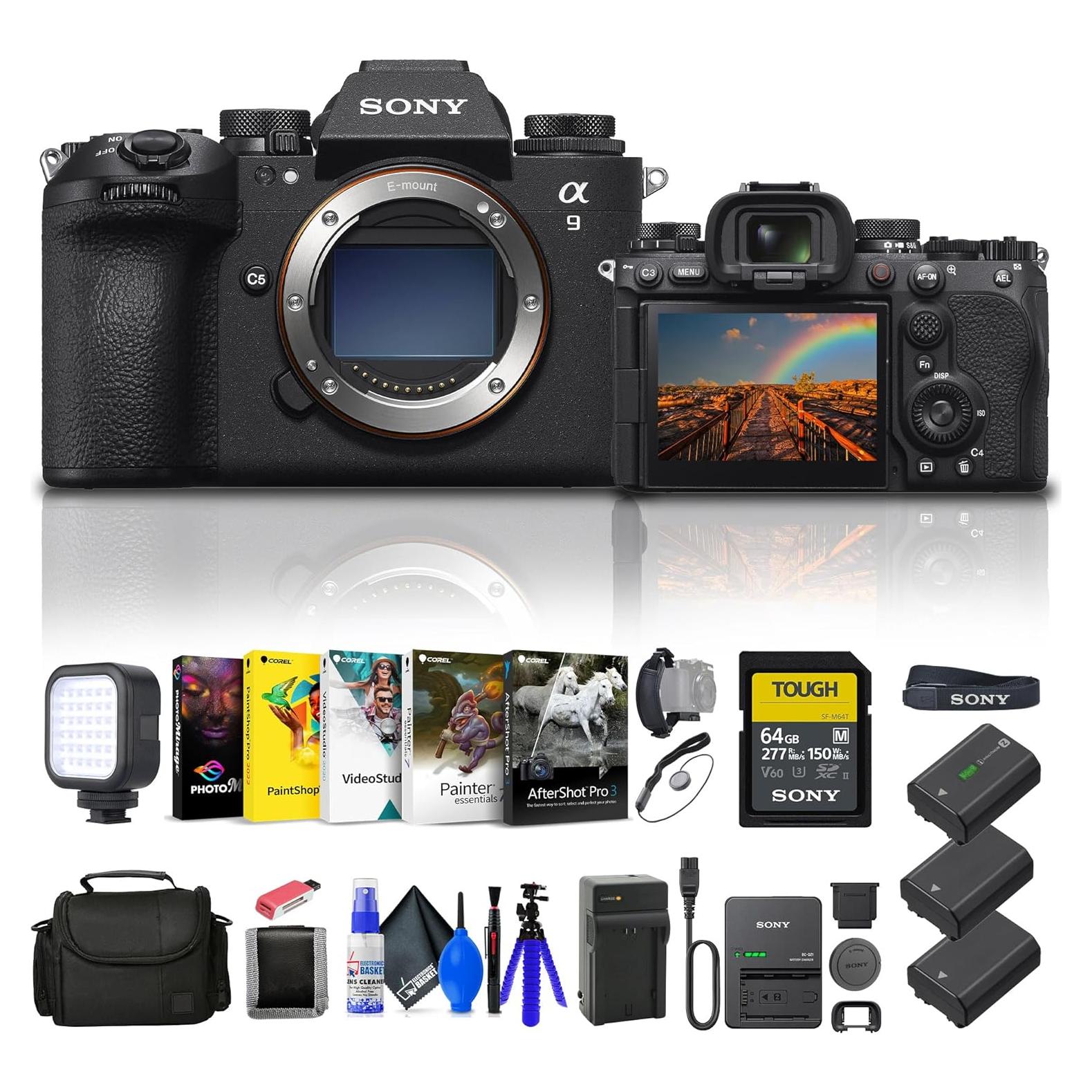 Cámara Sin Espejo Sony Alpha a9 III 24.6MP Full Frame + Accesorios