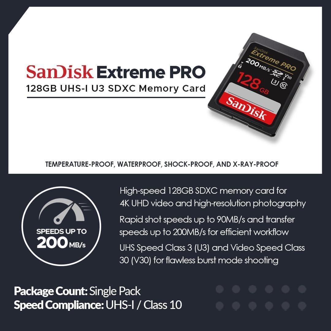 Sony Alpha a7 IV Mirrorless Camera with FE 28-70mm Lens Bundle with 128GB Memory Card, Backpack, Battery Pack, Filter Kit