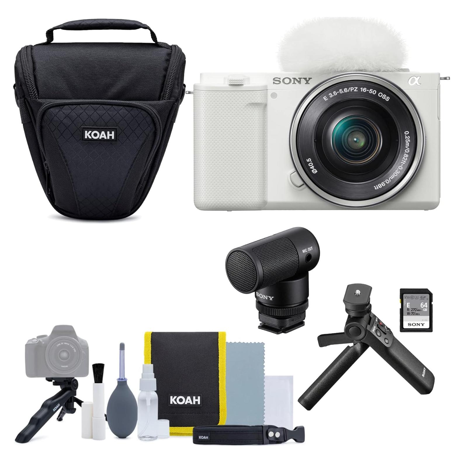 Cámara Vlog Sin Espejo Sony Alpha ZV-E10 24.2MP 16-50mm Blanco