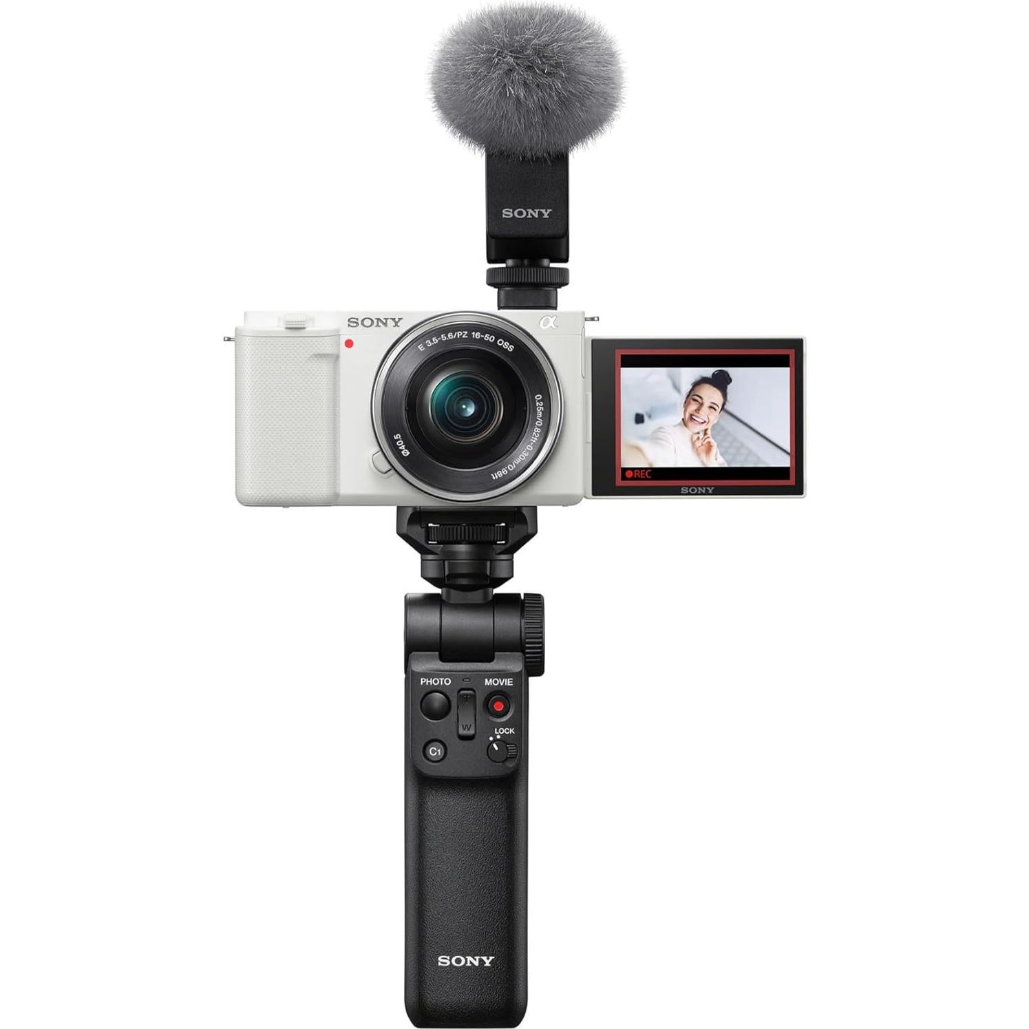 Cámara Vlog Sin Espejo Sony Alpha ZV-E10 24.2MP 16-50mm Blanco