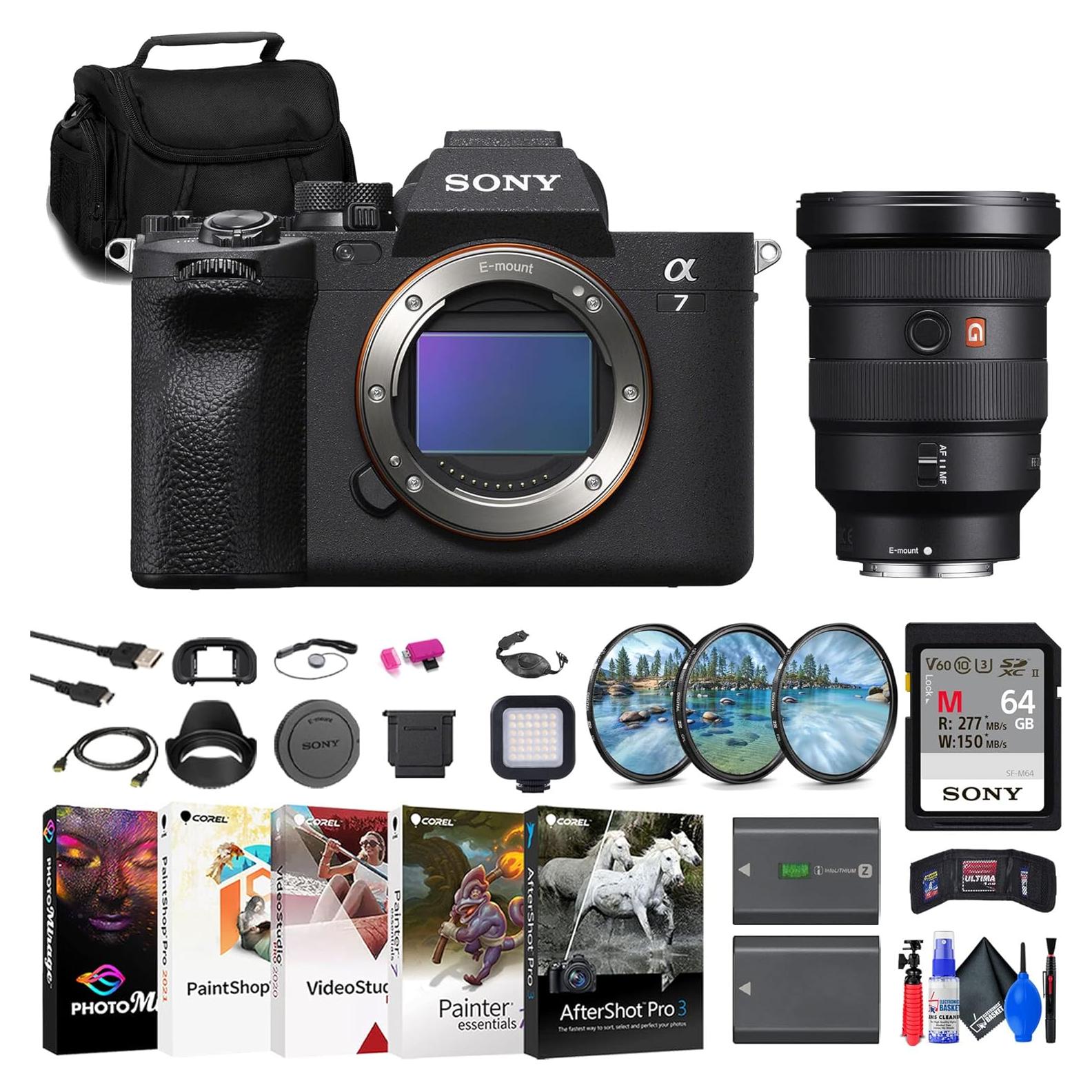 Cámara Sin Espejo Sony a7 IV + Lente 16-35mm + Accesorios