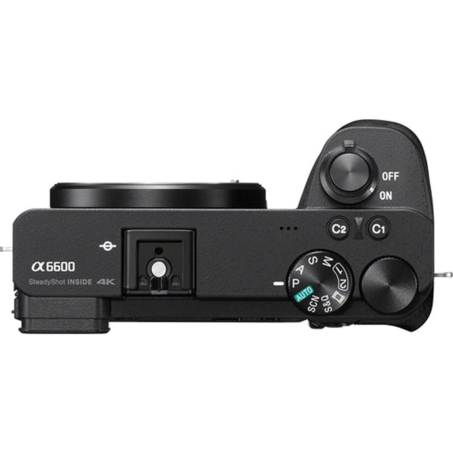 Cardinal Camera-Sony Sony Alpha a6600 Mirrorless Camera with 18-135mm and 55-210mm Lenses Bundle Video Bundle + LED Video Light + Microphone + Extreme Speed 64GB Memory(21pc Bundle) ILCE-6600M/B