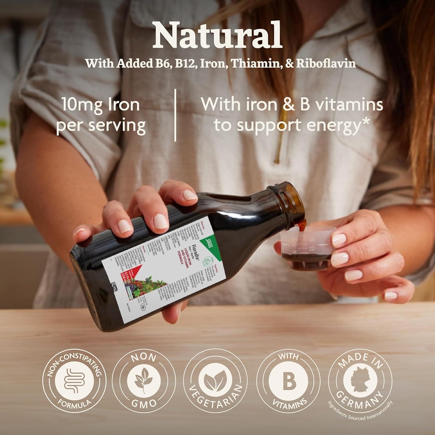 Floradix Suplemento de Hierro Líquido 250 mL - Salus