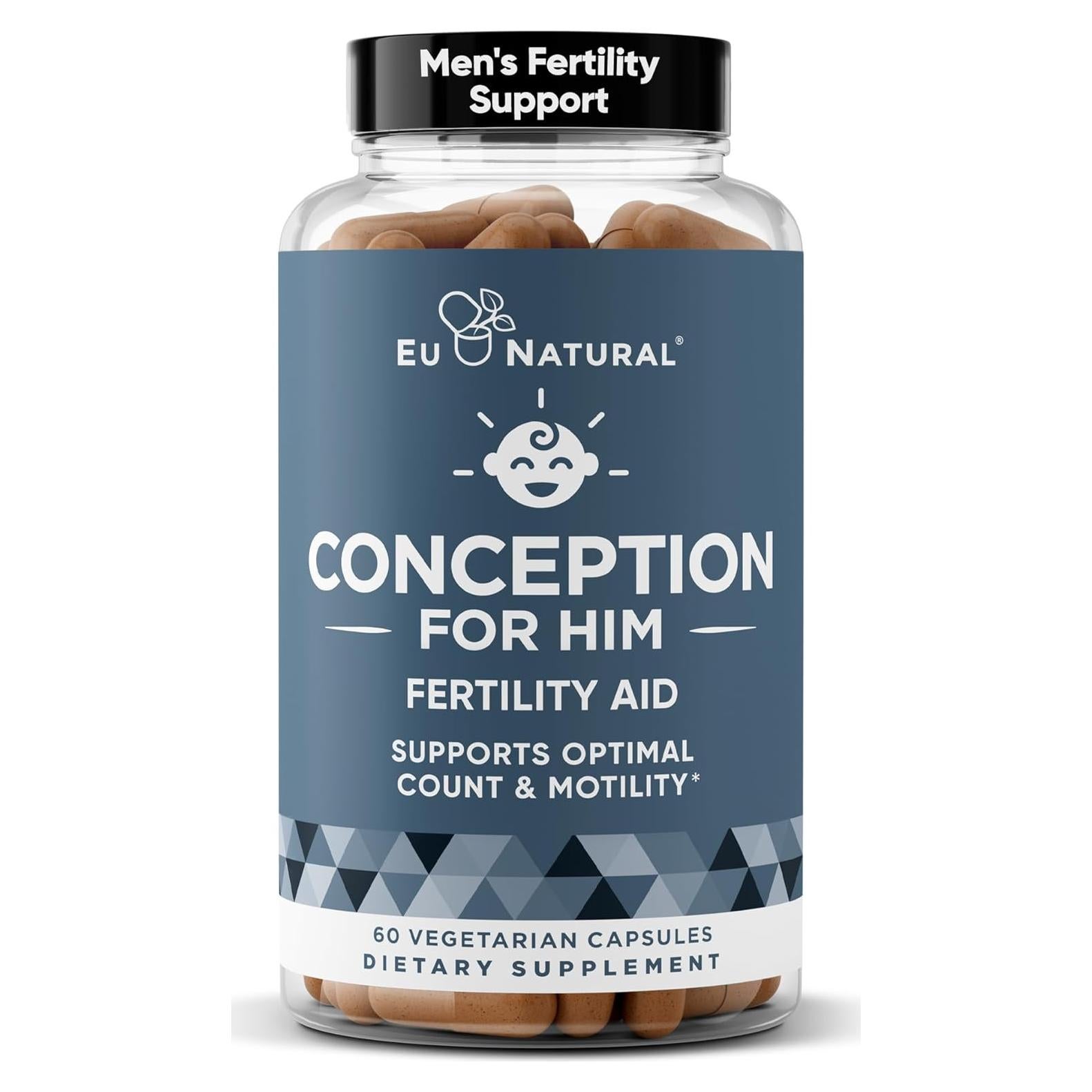 Suplemento de Fertilidad Masculina Eu Natural 60 Cápsulas