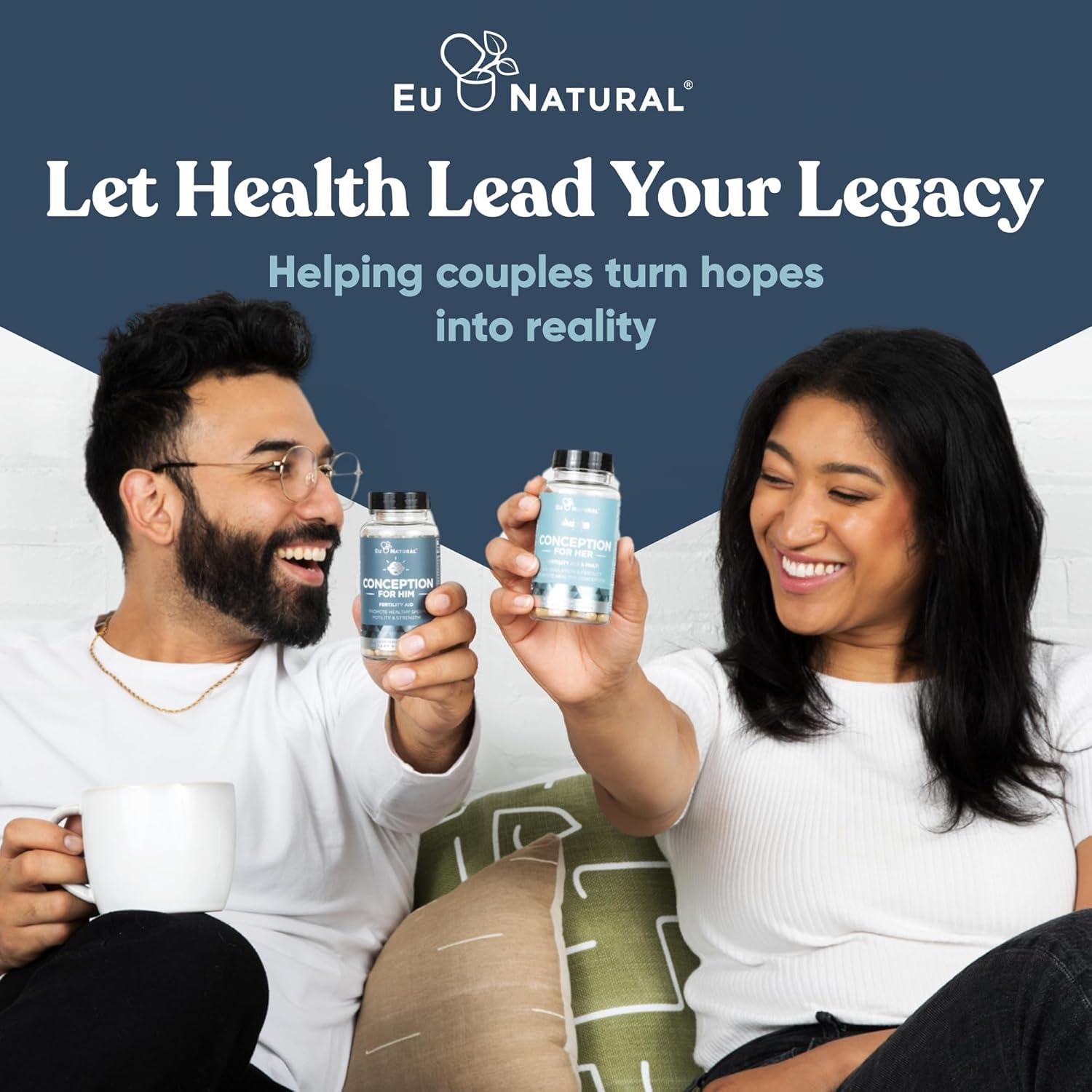 Suplemento de Fertilidad Masculina Eu Natural 60 Cápsulas