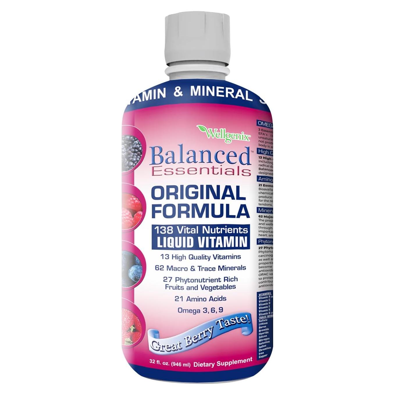 Suplemento Nutricional Líquido Wellgenix 0.95L Muy Berry