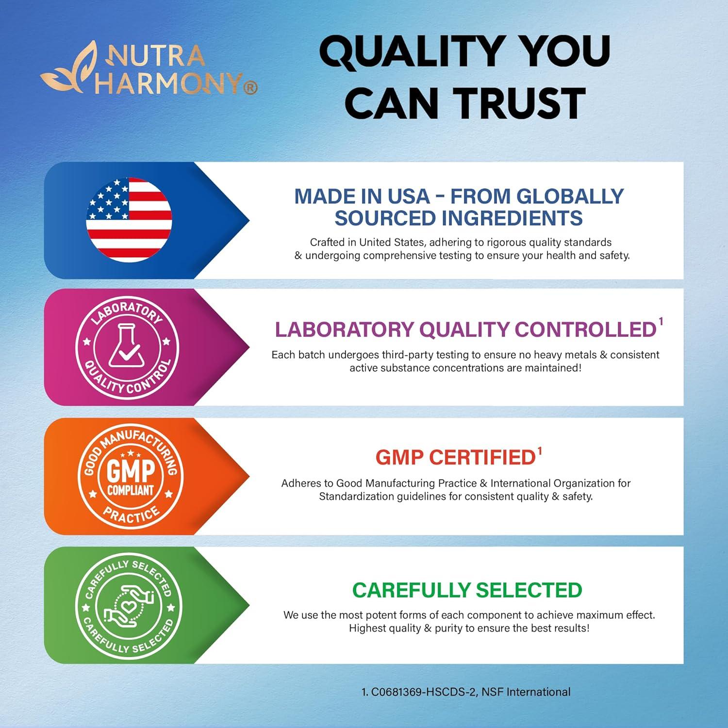 Suplemento Articular Glucosamina Condroitina NUTRA HARMONY 120 Cápsulas