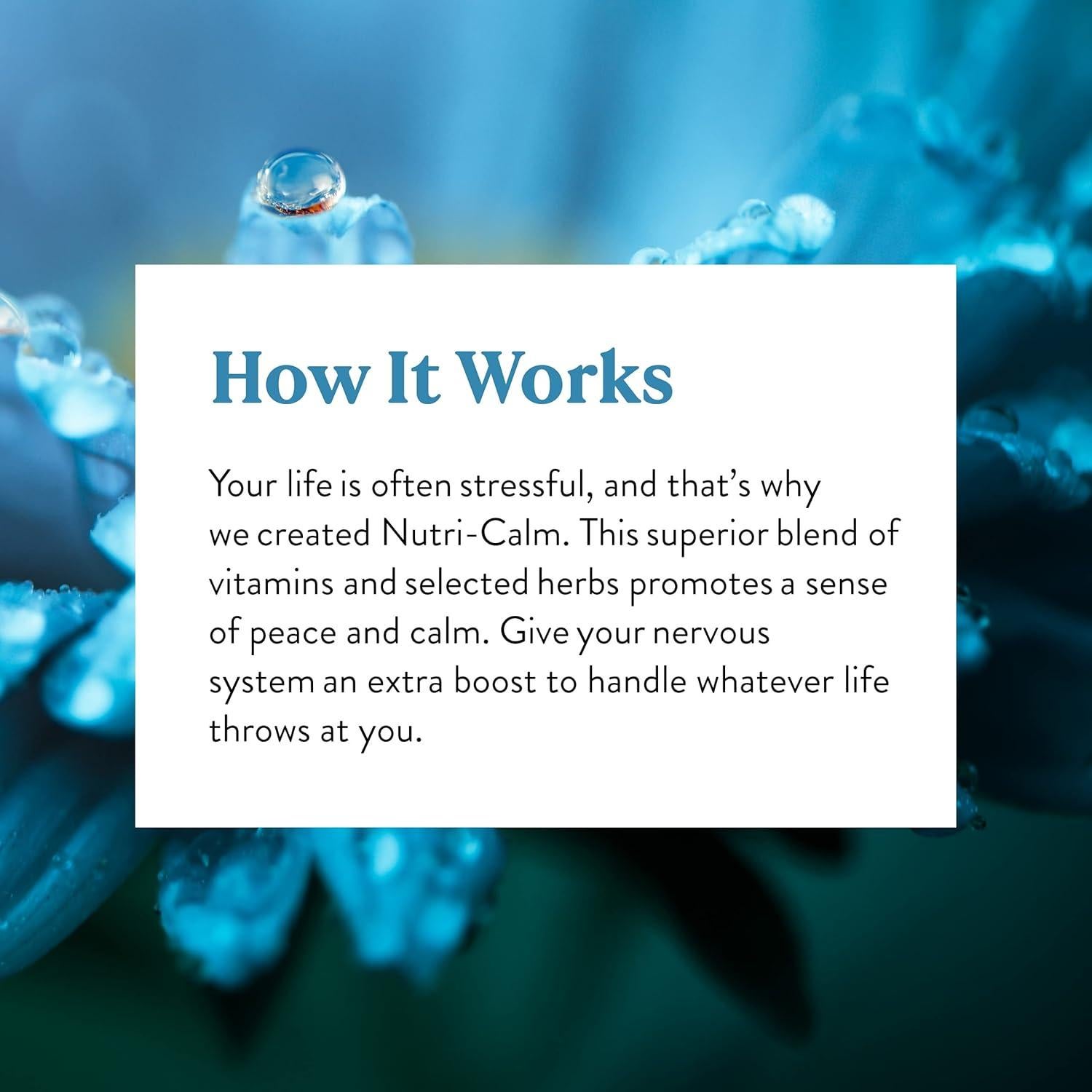 Nutri-Calm Nature's Sunshine 60 Tabletas para Estrés