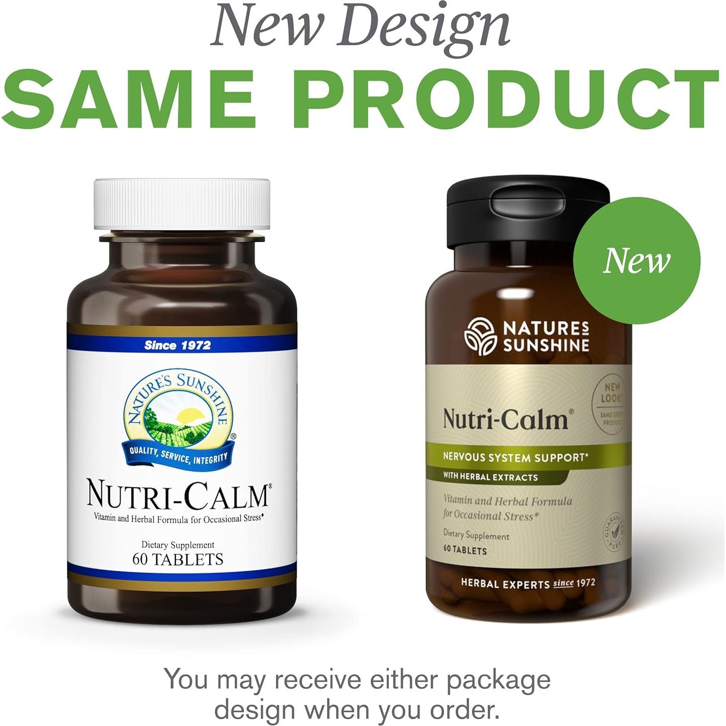 Nutri-Calm Nature's Sunshine 60 Tabletas para Estrés