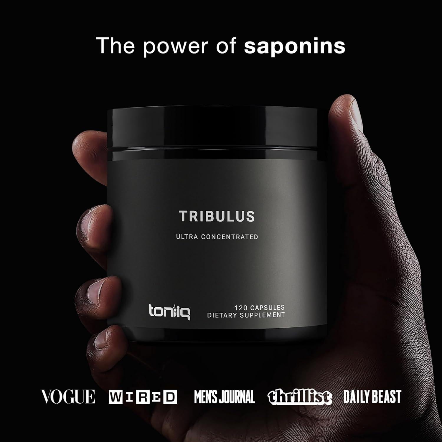 Tribulus Terrestris Toniiq 1300mg 95% Saponinas 120 Cápsulas