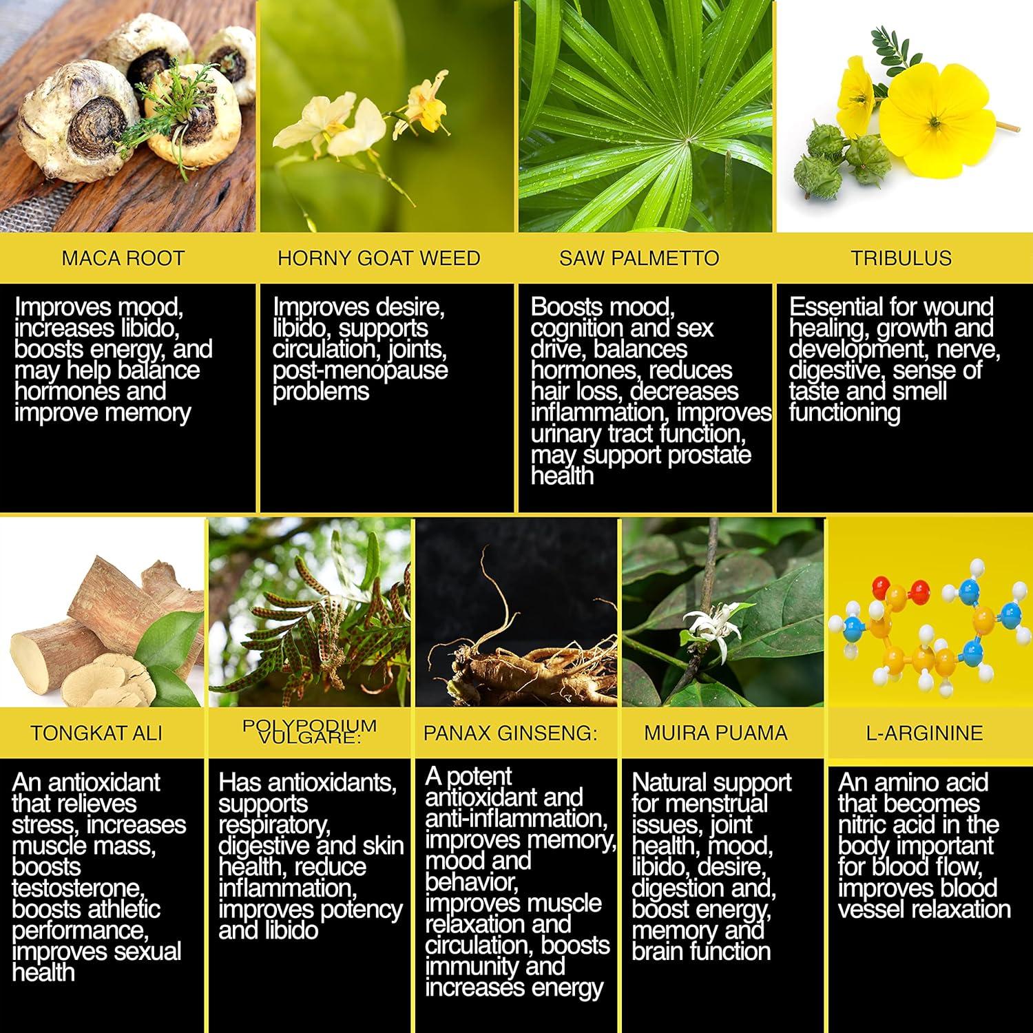 Suplemento Herbal Enclare - Hierba de Cabra Apasionada 1000mg