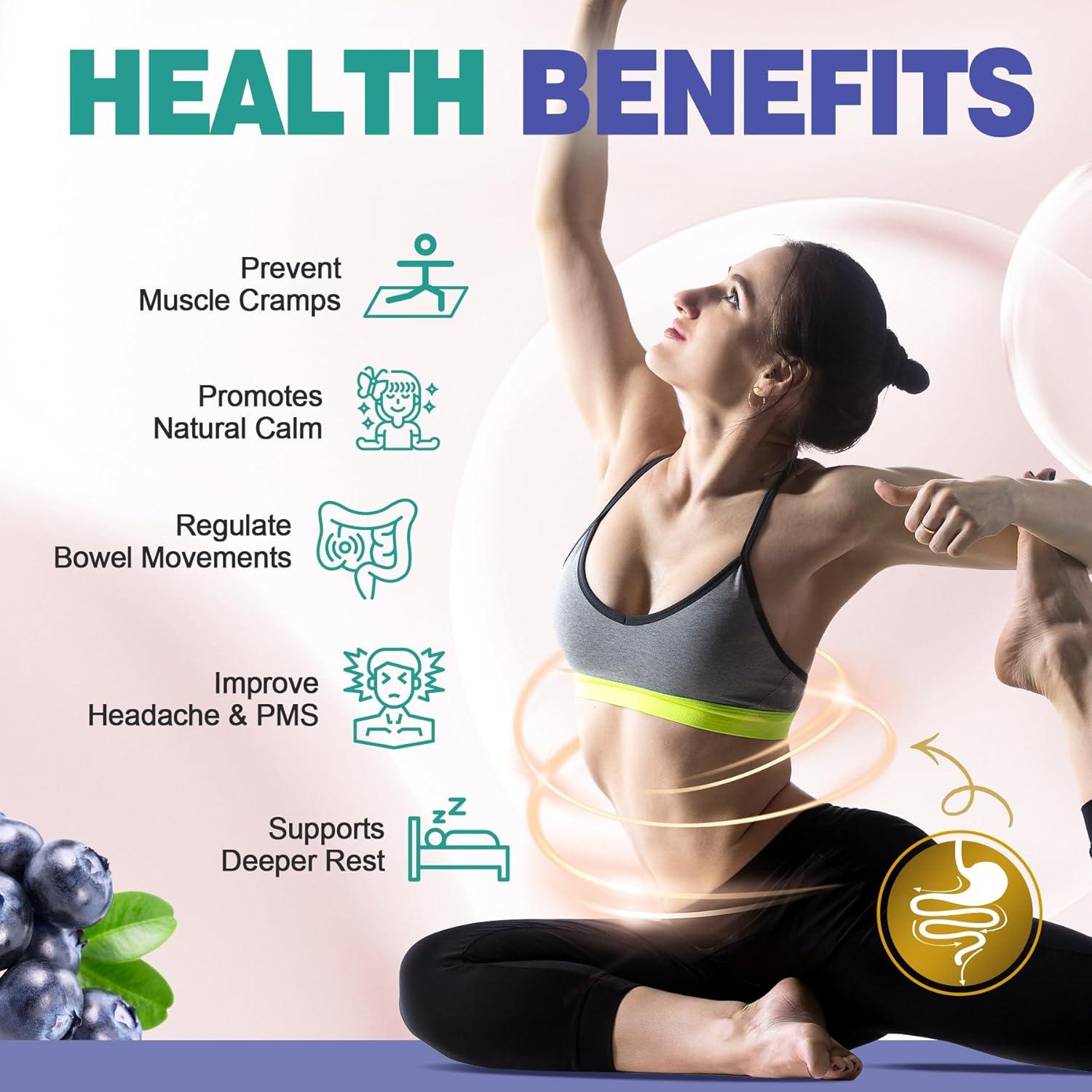 Gomitas de Magnesio Triple 400mg Lilicare con Probioticos