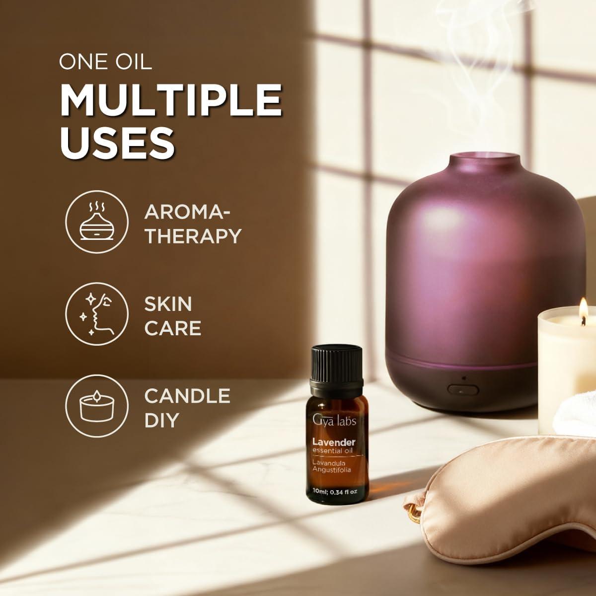 Aceite Esencial de Lavanda Gya Labs 10 ml - Aromaterapia y Cuidado