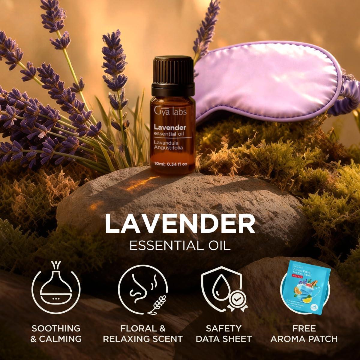 Aceite Esencial de Lavanda Gya Labs 10 ml - Aromaterapia y Cuidado