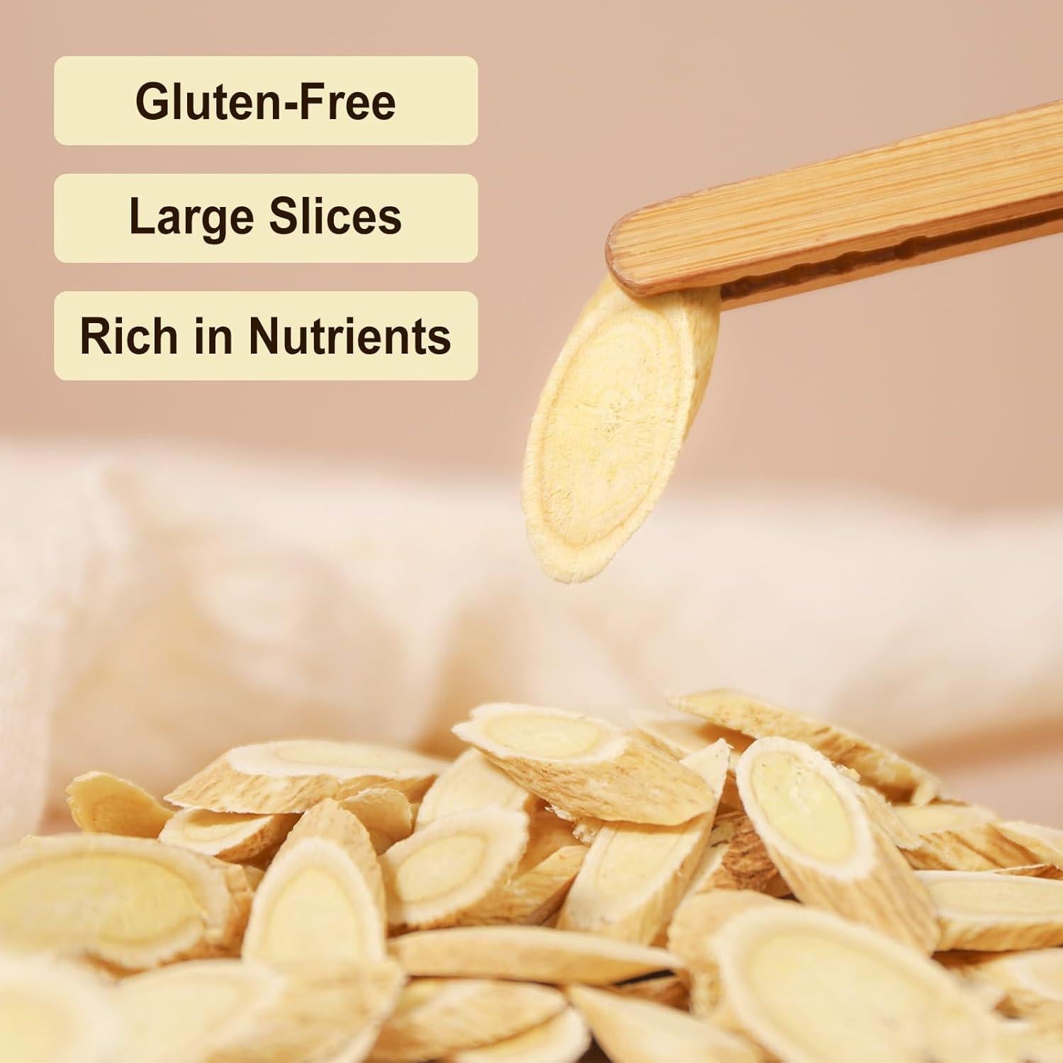 Té de raíz de astrágalo FullChea 170g - Hierba natural sin gluten