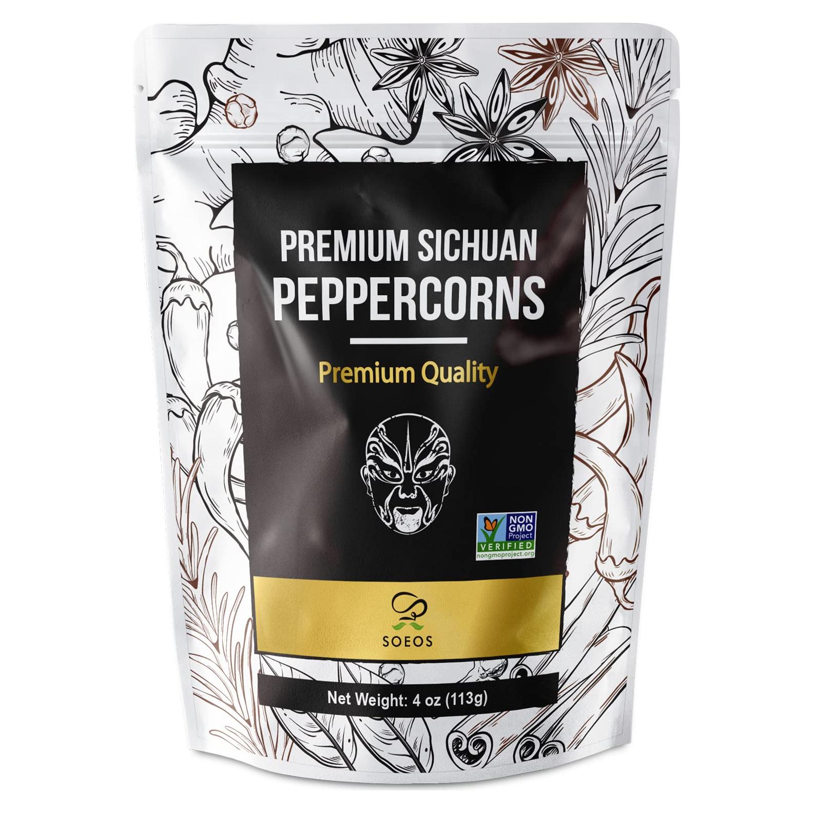 Pimienta de Szechuan Soeos 113g - Sabor Fuerte y Adormecedor