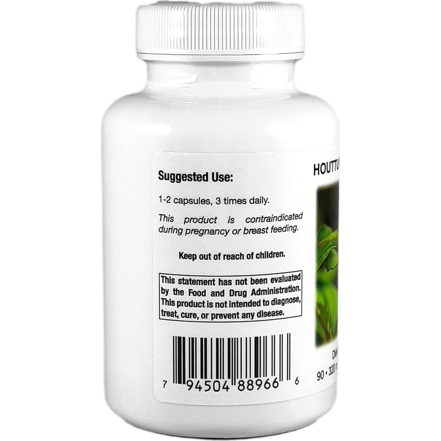 Houttuynia Supreme Supreme Nutrition 90 Cápsulas Vegetales