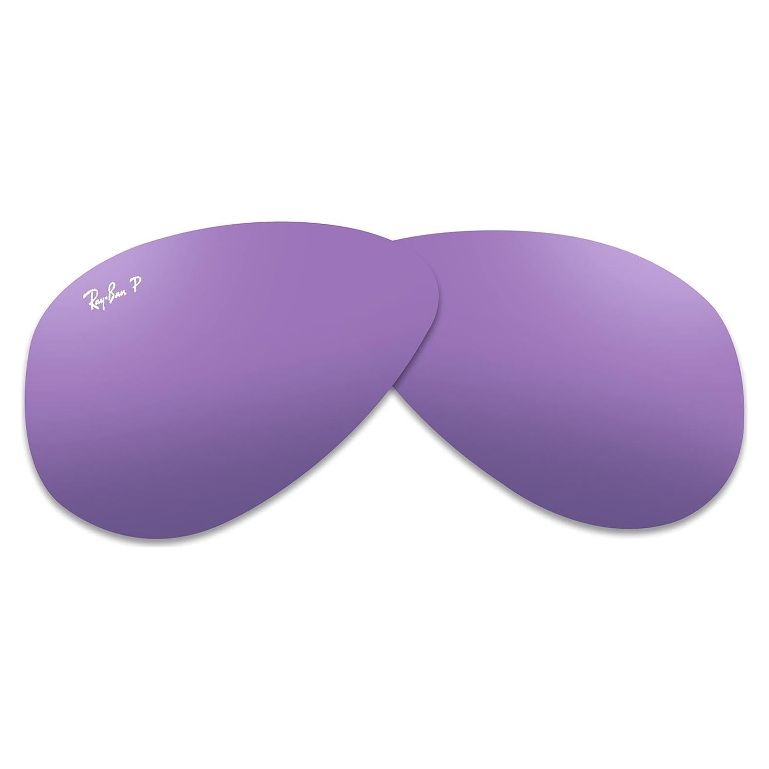 Lentes Ray-Ban RB3025 58mm Polarizados Gris Espejo Lila