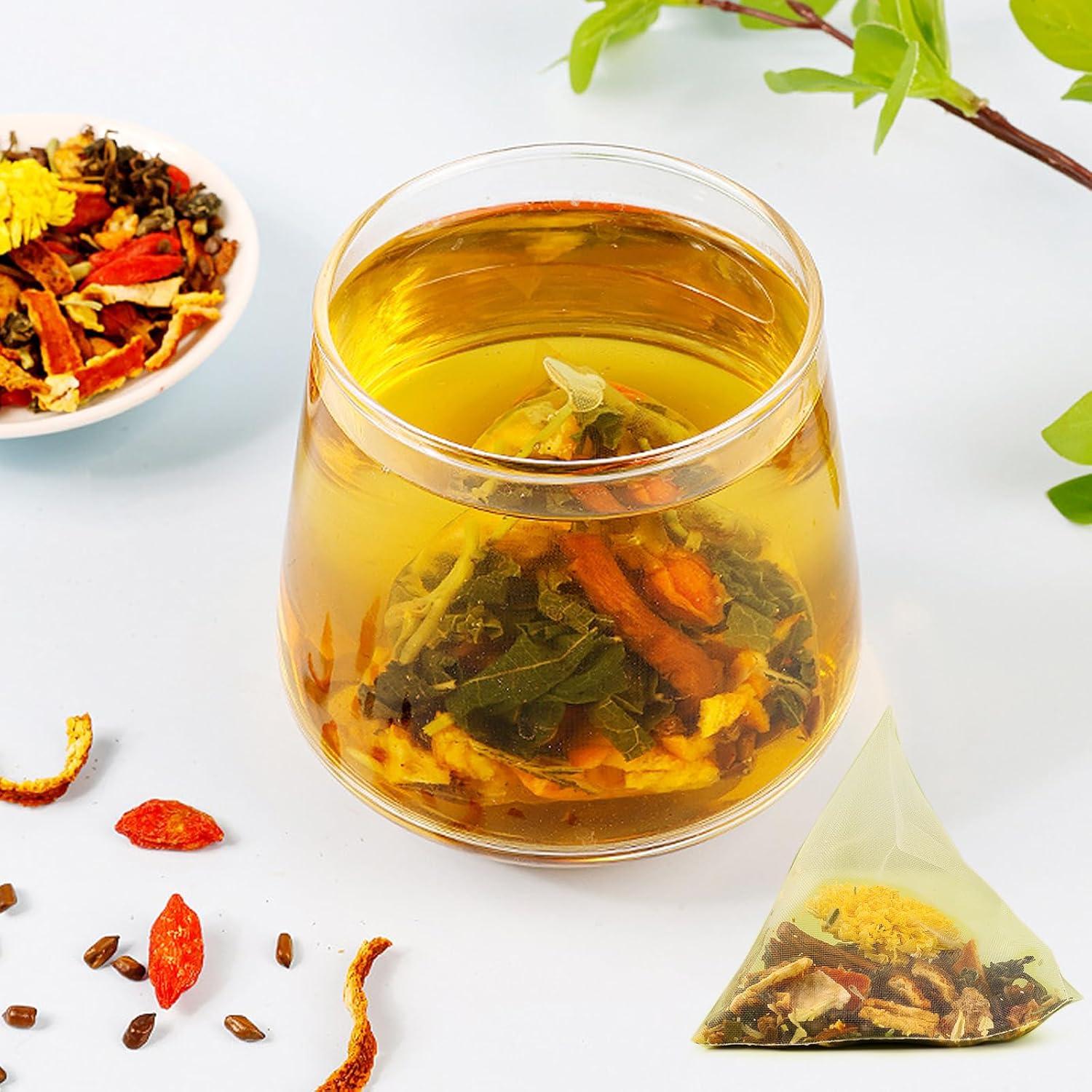 Té Herbal de Goji Berry y Crisantemo 15 Bolsas - Vegano