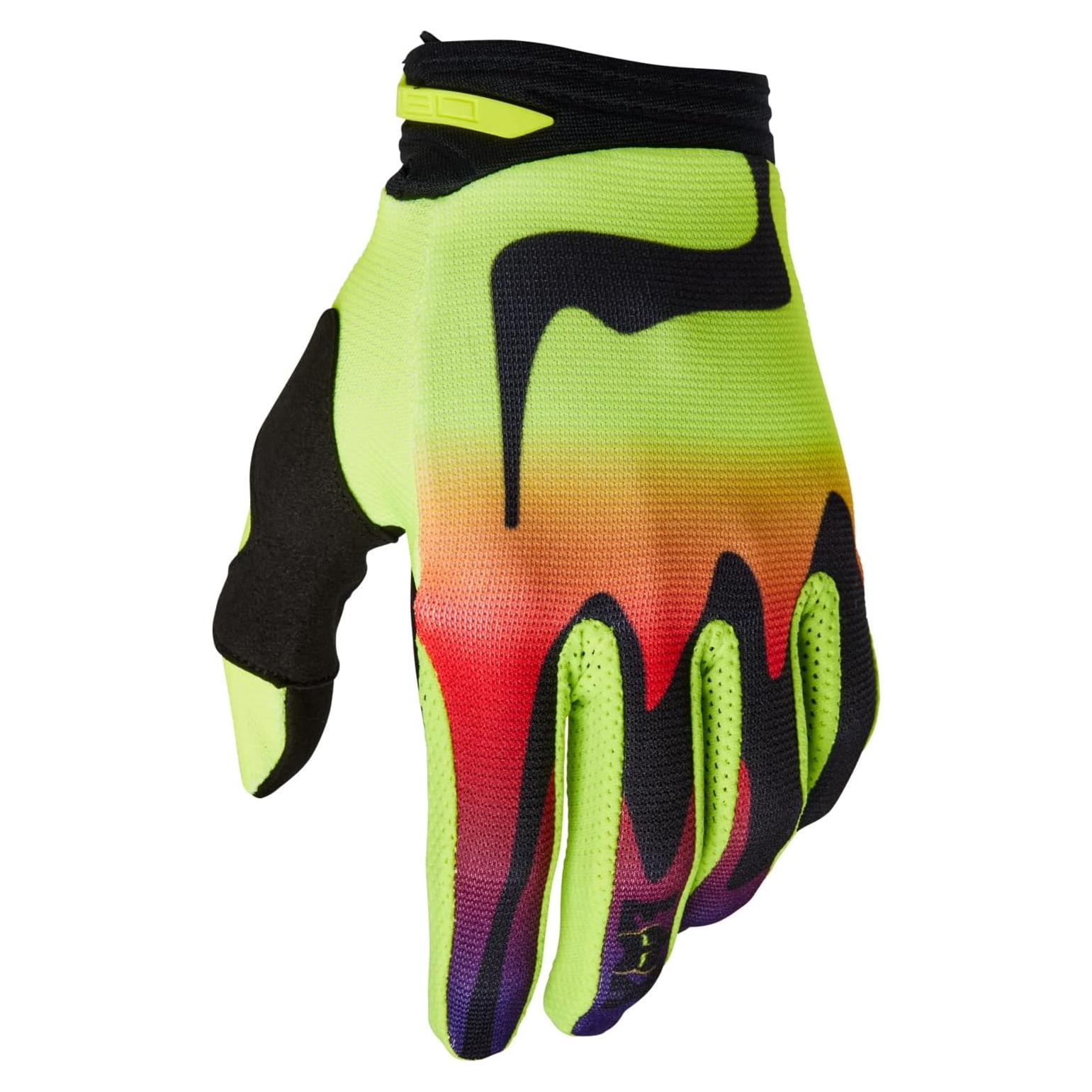 Guante Fox Racing 180 Kozmik XL Amarillo Fluorescente
